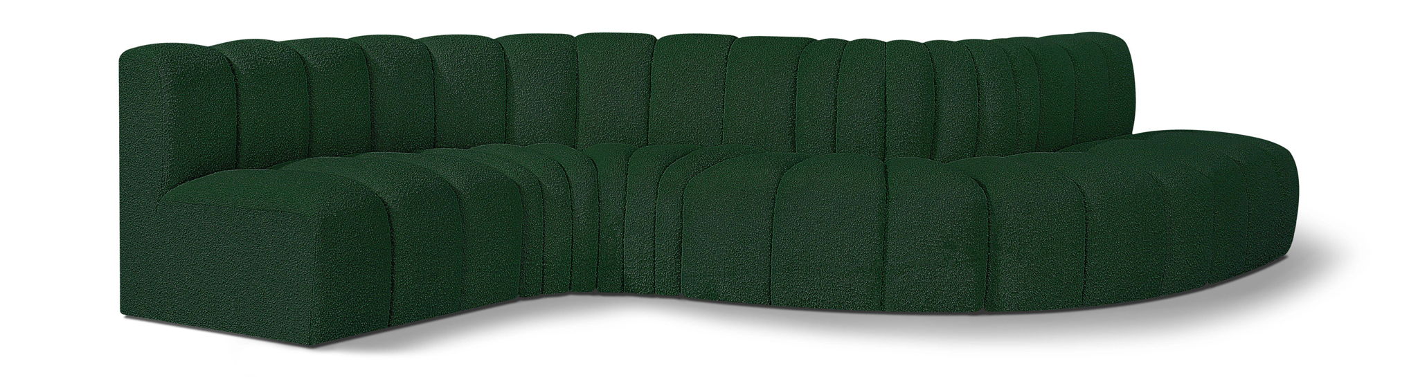 Arc - Boucle Fabric 6 Piece Curved Modular Sofa - Urban Living Furniture (Los Angeles, CA)