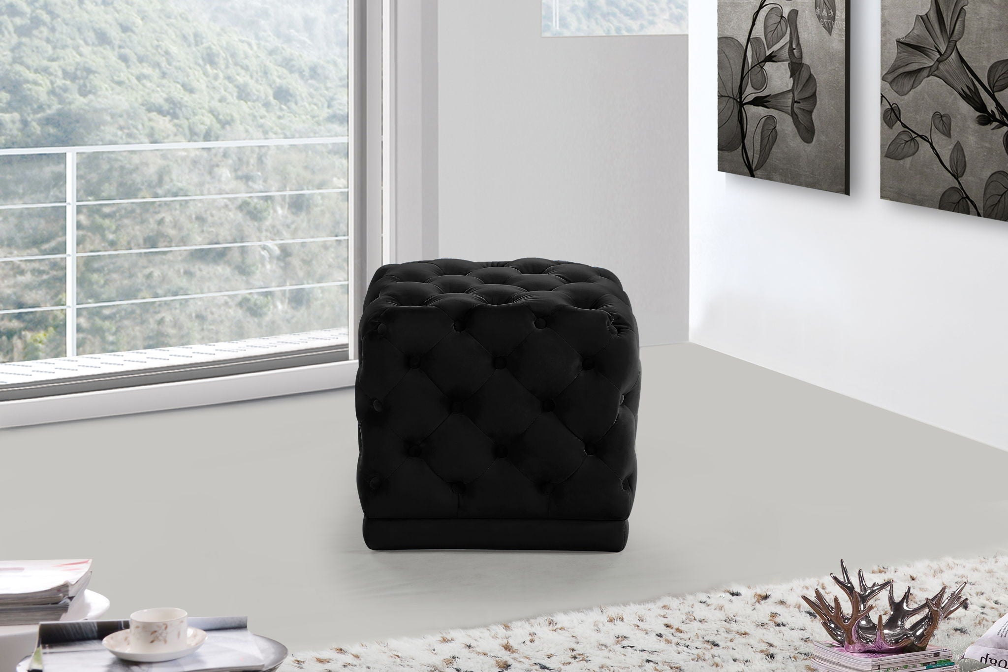 Stella - Stool Ottoman - Urban Living Furniture (Los Angeles, CA)