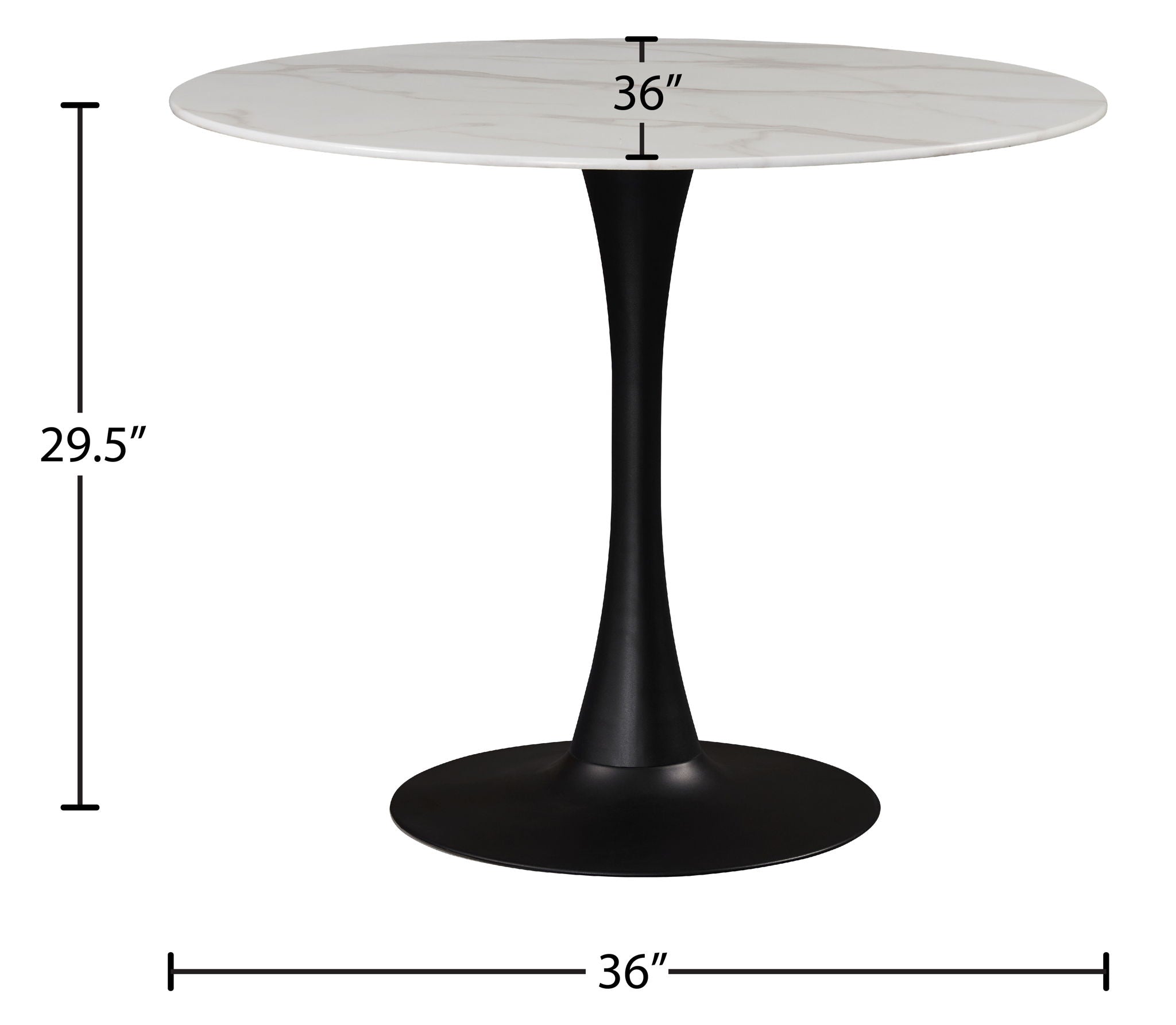 Tulip - Two Tone Dining Table - Urban Living Furniture (Los Angeles, CA)