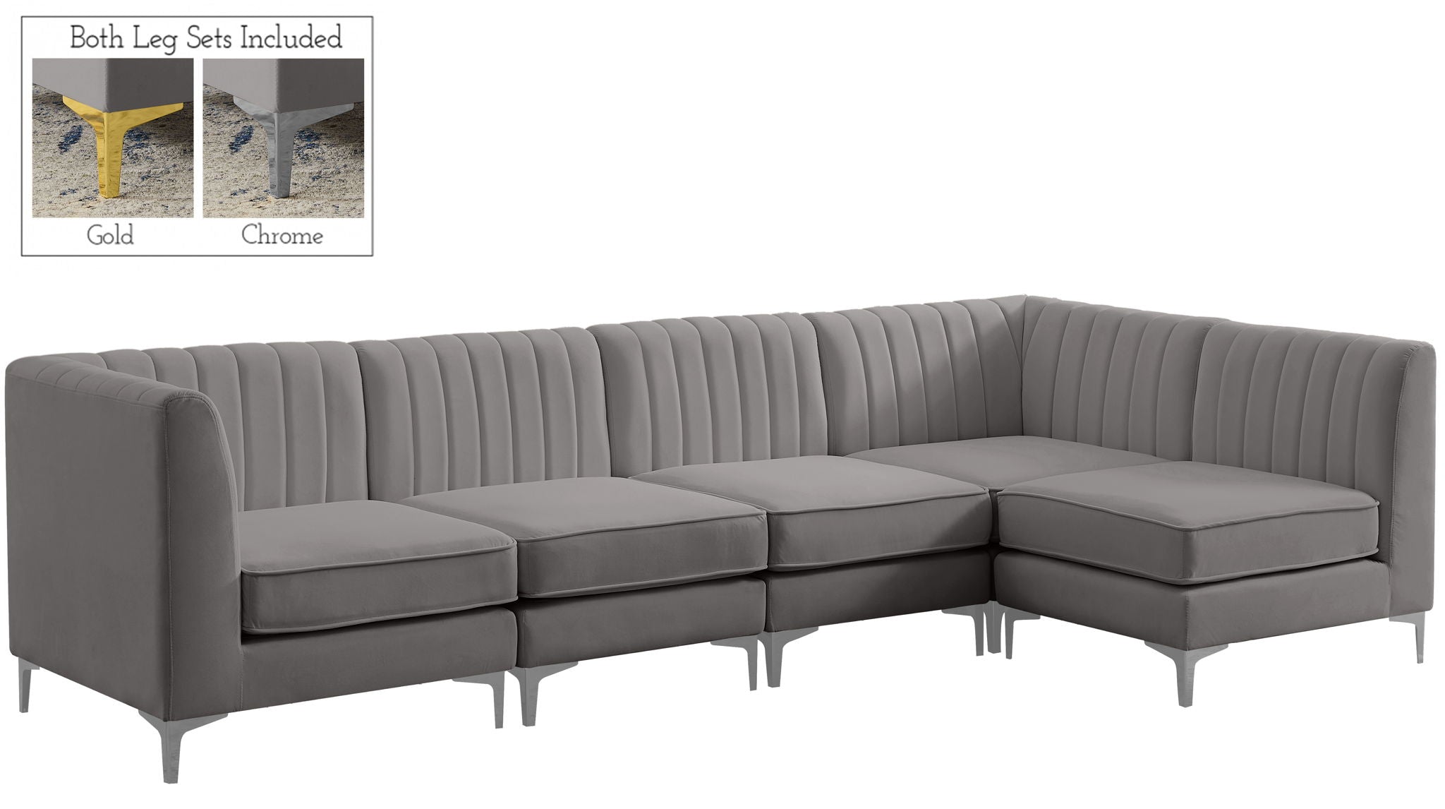 Alina - 5 Piece Modular Sectional - Urban Living Furniture (Los Angeles, CA)