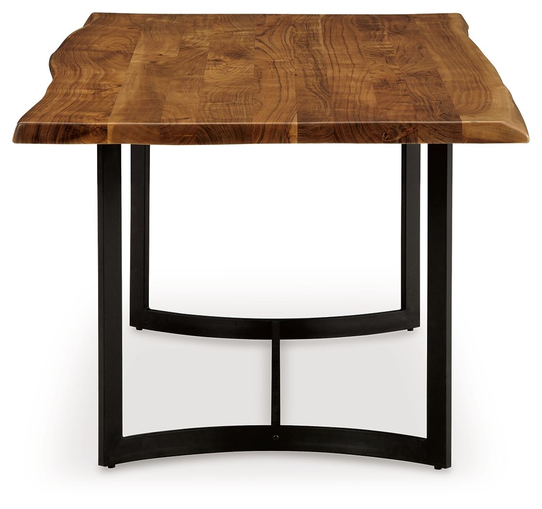 Fortmaine - Brown / Black - Rectangular Dining Room Table - Urban Living Furniture (Los Angeles, CA)