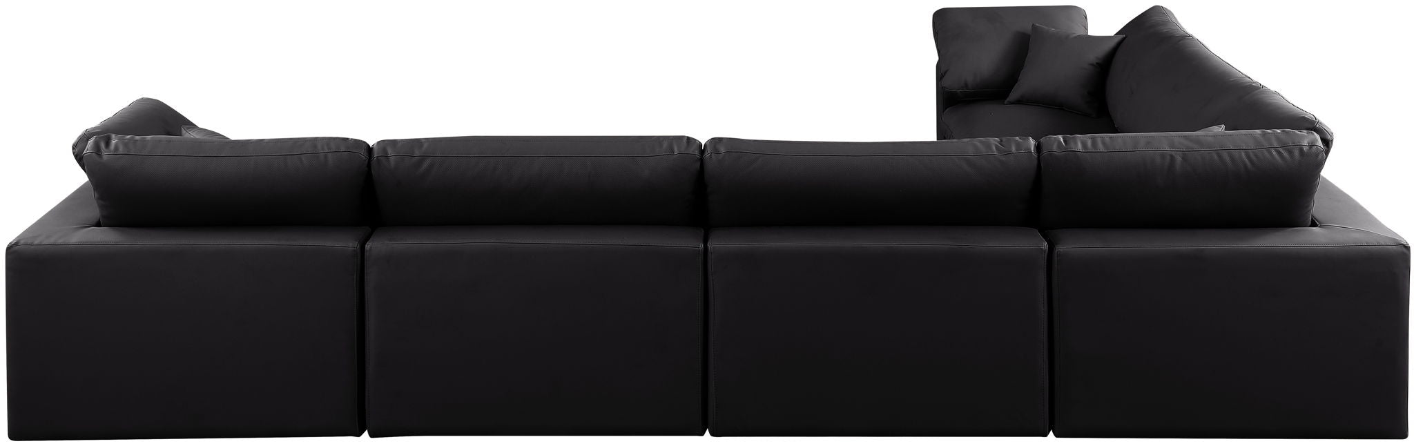 Comfy - 6 Piece Faux Leather Modular Corner Sectional - Urban Living Furniture (Los Angeles, CA)