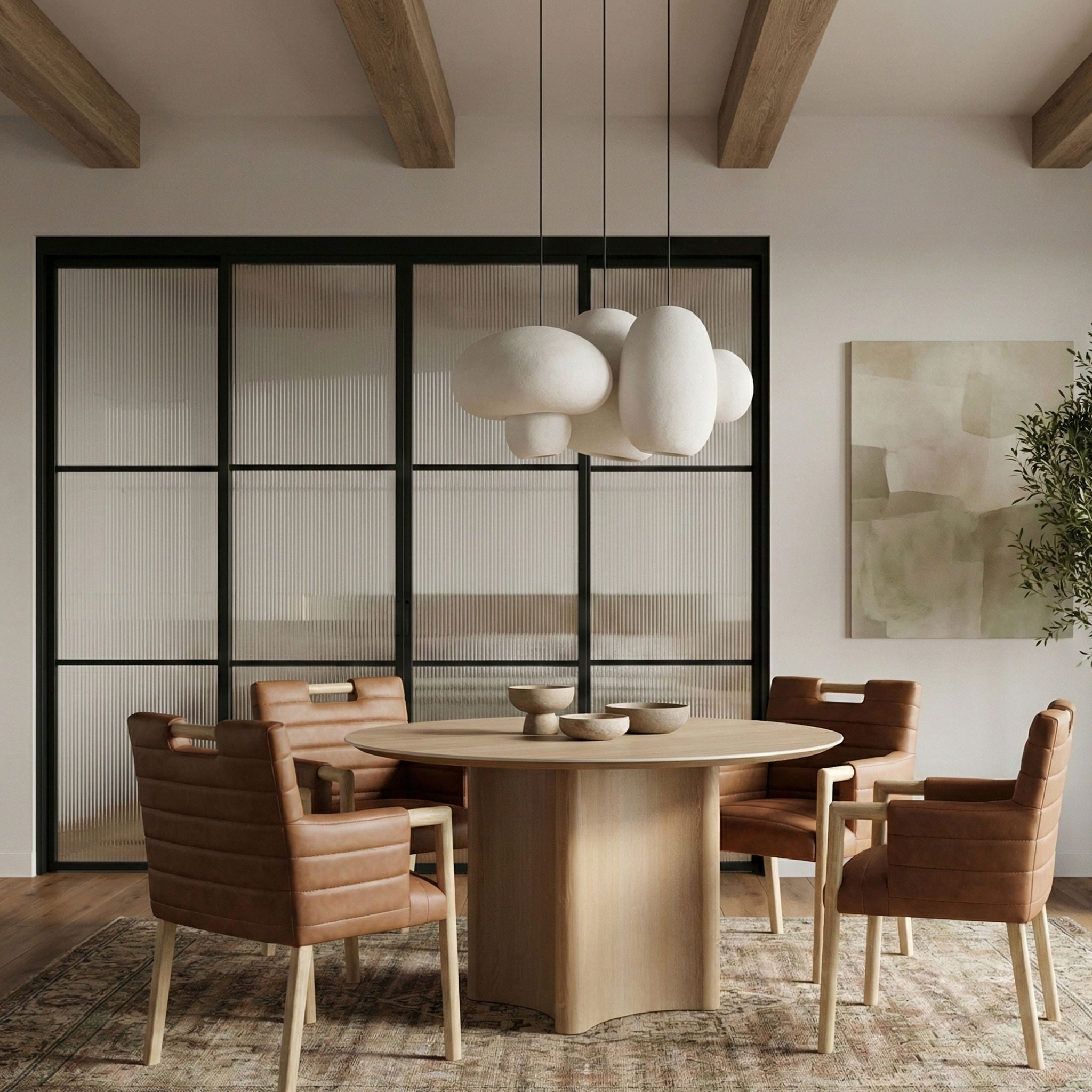 Aimee - Dining Arm Chair - Light Brown Legs - Urban Living Furniture (Los Angeles, CA)