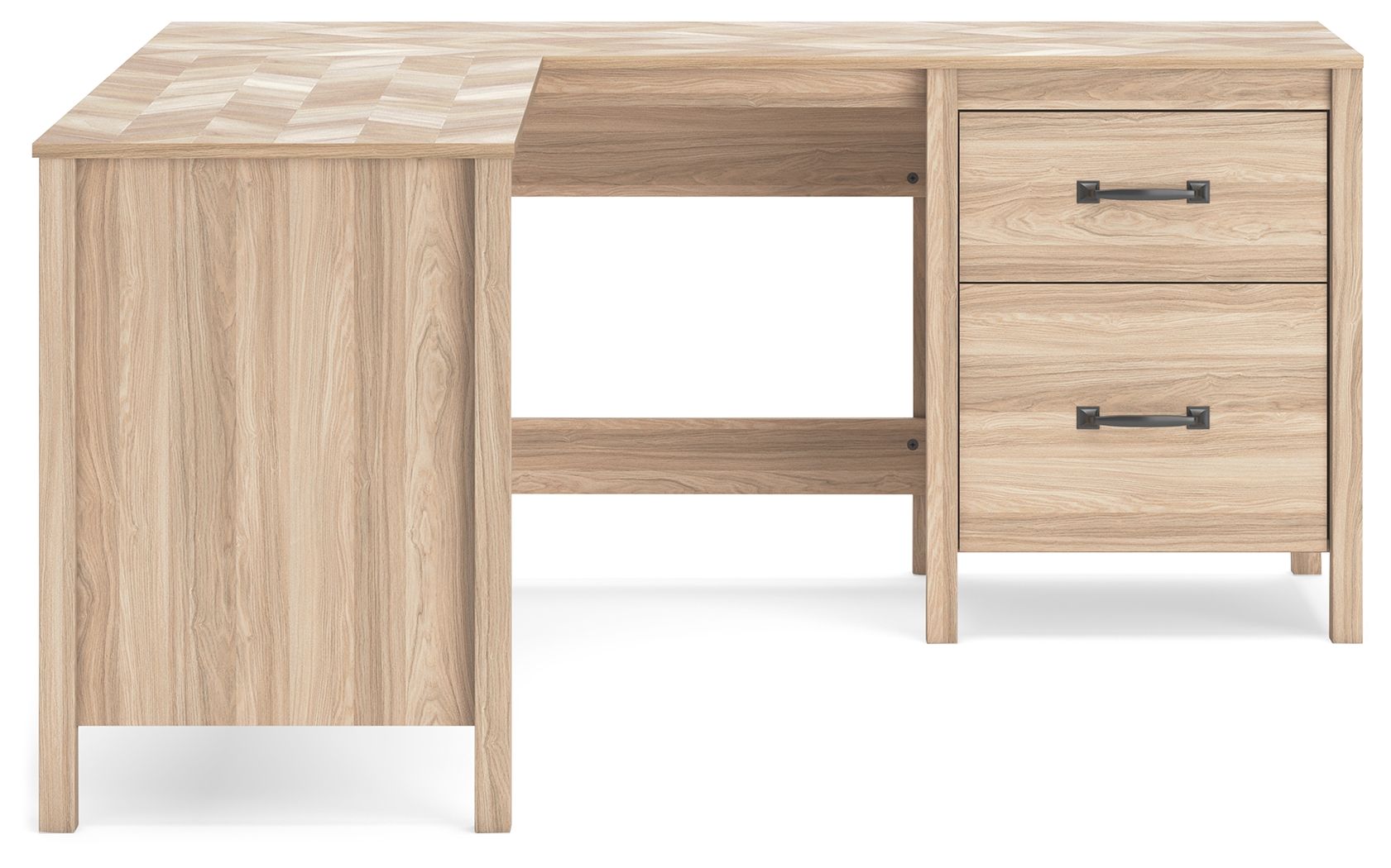Battelle - Tan - 60" Home Office Desk With Return - Urban Living Furniture (Los Angeles, CA)