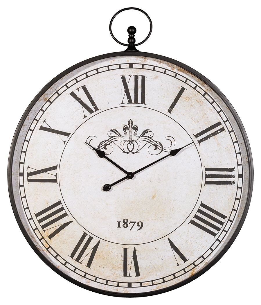 Augustina - Antique Black - Wall Clock - Urban Living Furniture (Los Angeles, CA)