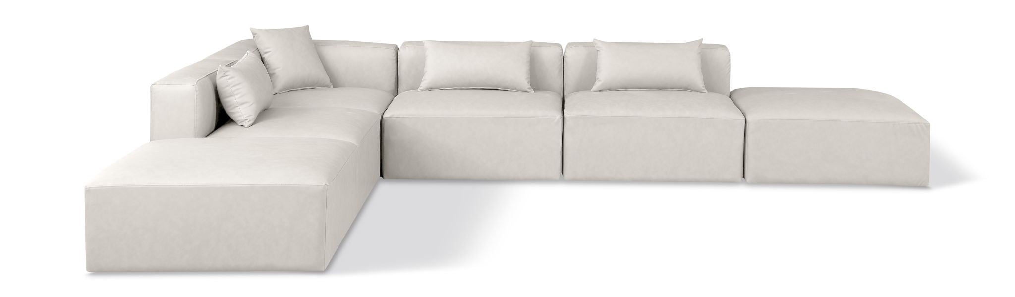 Cube - 6 Piece Modular Corner Armless Sectional - Urban Living Furniture (Los Angeles, CA)