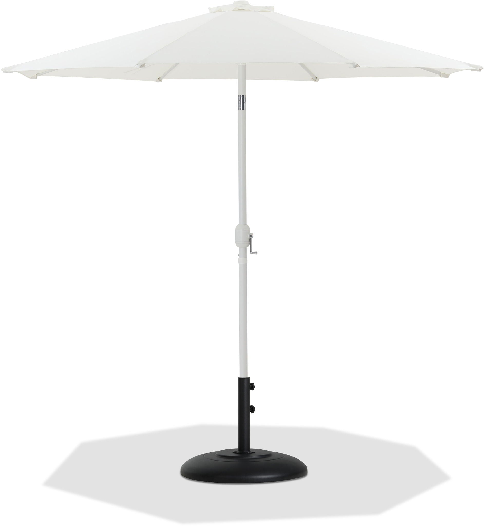 Fiji - Aluminum Patio Umbrella With Round Black And White Base - Urban Living Furniture (Los Angeles, CA)