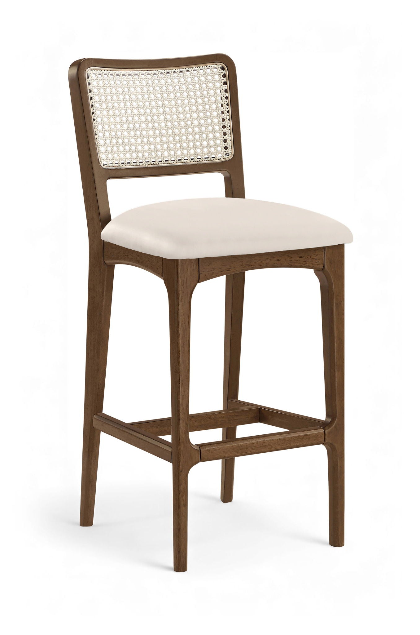 Atrium - Upholstered Bar Stool (Set of 2) - Brushed Brown Frame - Urban Living Furniture (Los Angeles, CA)