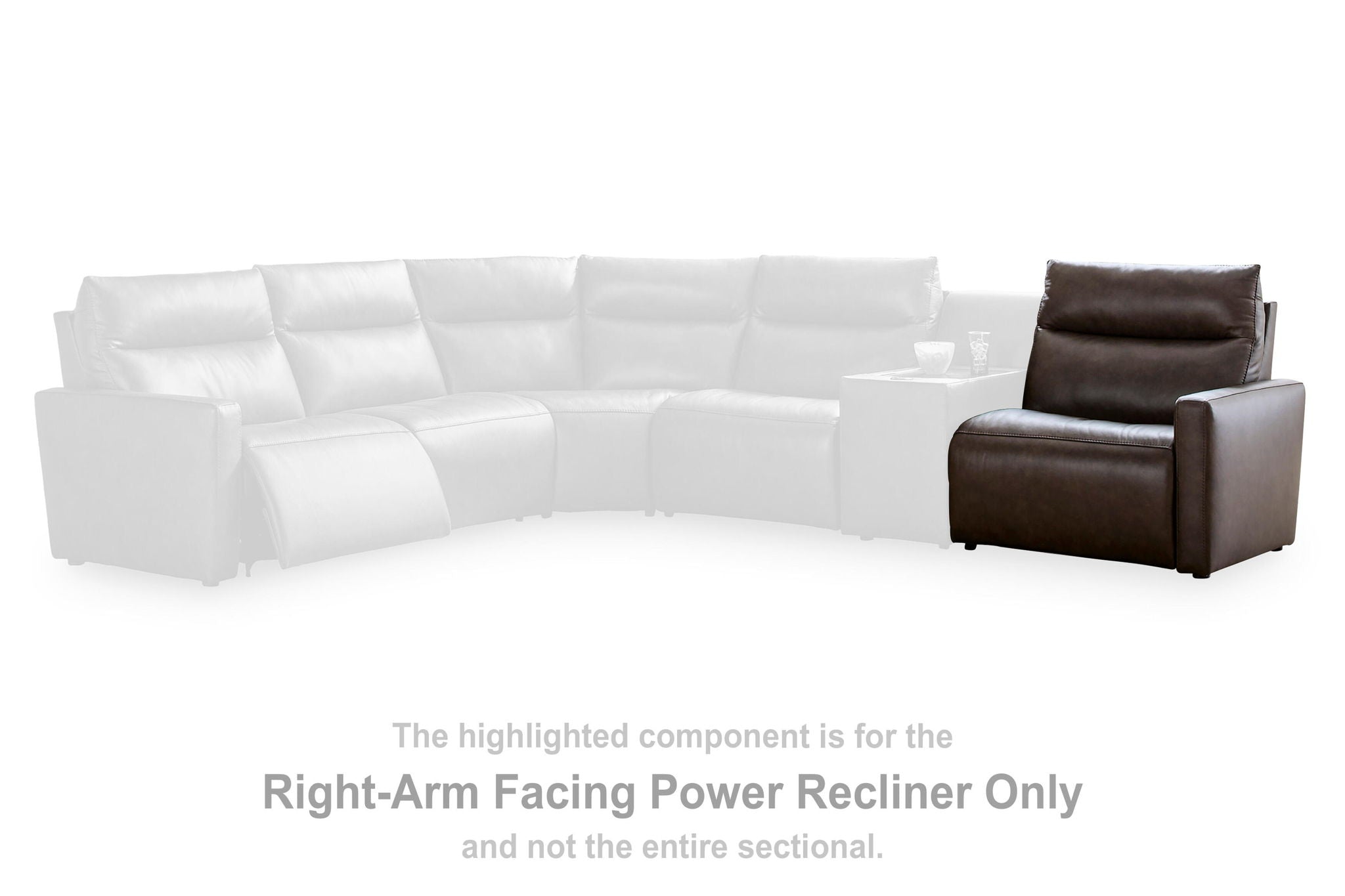 ModZ - RAF Zero Wall Power Recliner - Chocolate - Urban Living Furniture (Los Angeles, CA)
