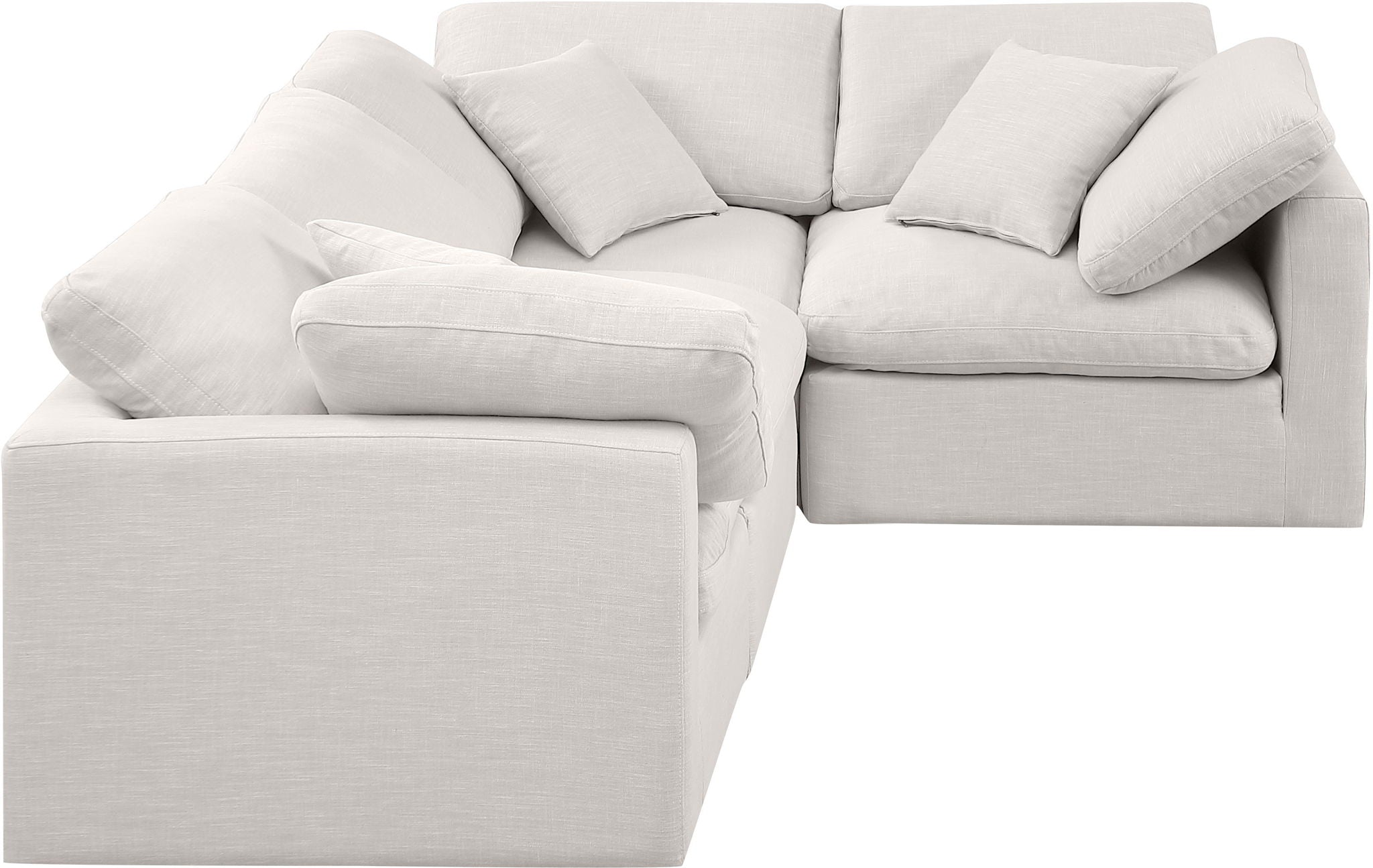 Indulge - Linen 4 Piece Modular Corner Sectional - Urban Living Furniture (Los Angeles, CA)