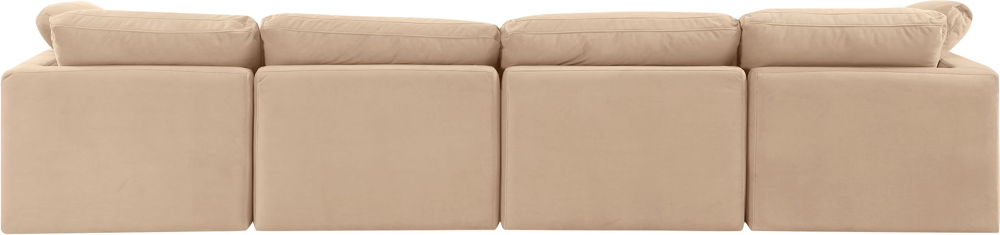 Indulge - Velvet 4 Seat Modular Sofa - Urban Living Furniture (Los Angeles, CA)