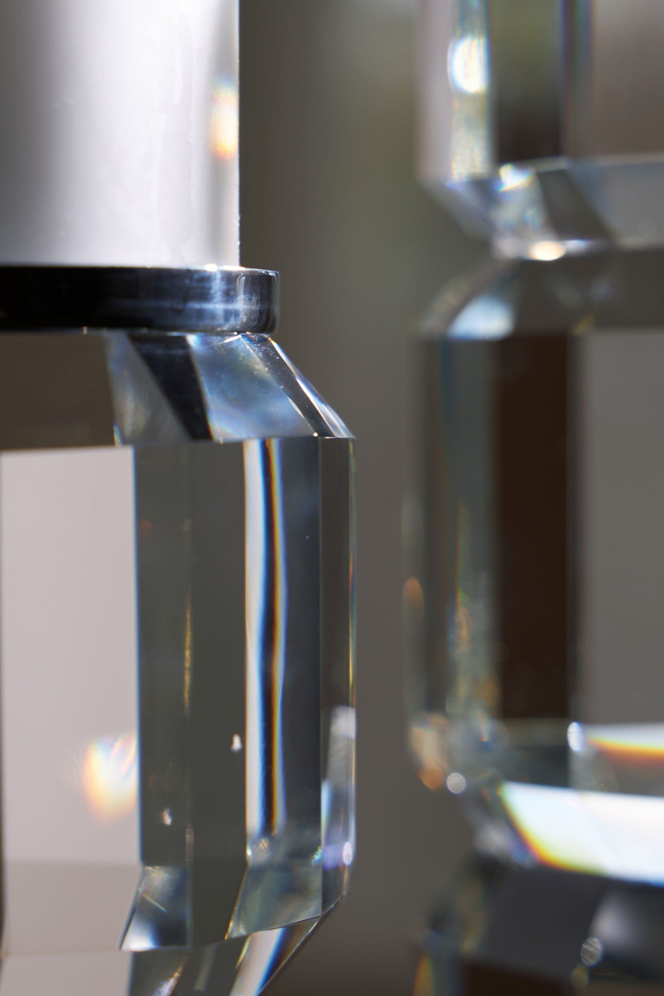 Brentley - Clear / Silver Finish - Candle Holder Set (Set of 2) - Urban Living Furniture (Los Angeles, CA)