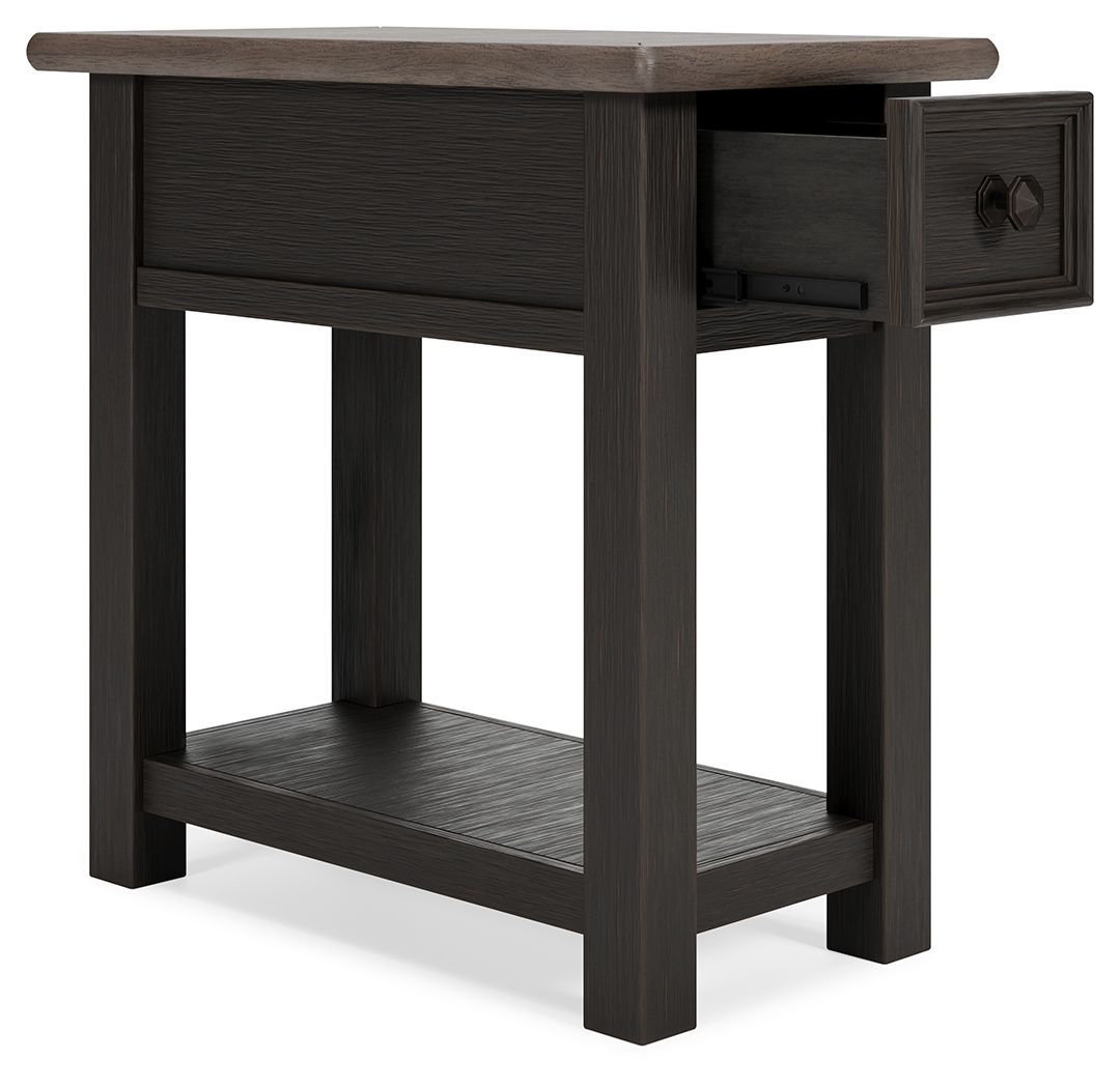 Tyler Creek - Black / Gray - Chair Side End Table - Urban Living Furniture (Los Angeles, CA)