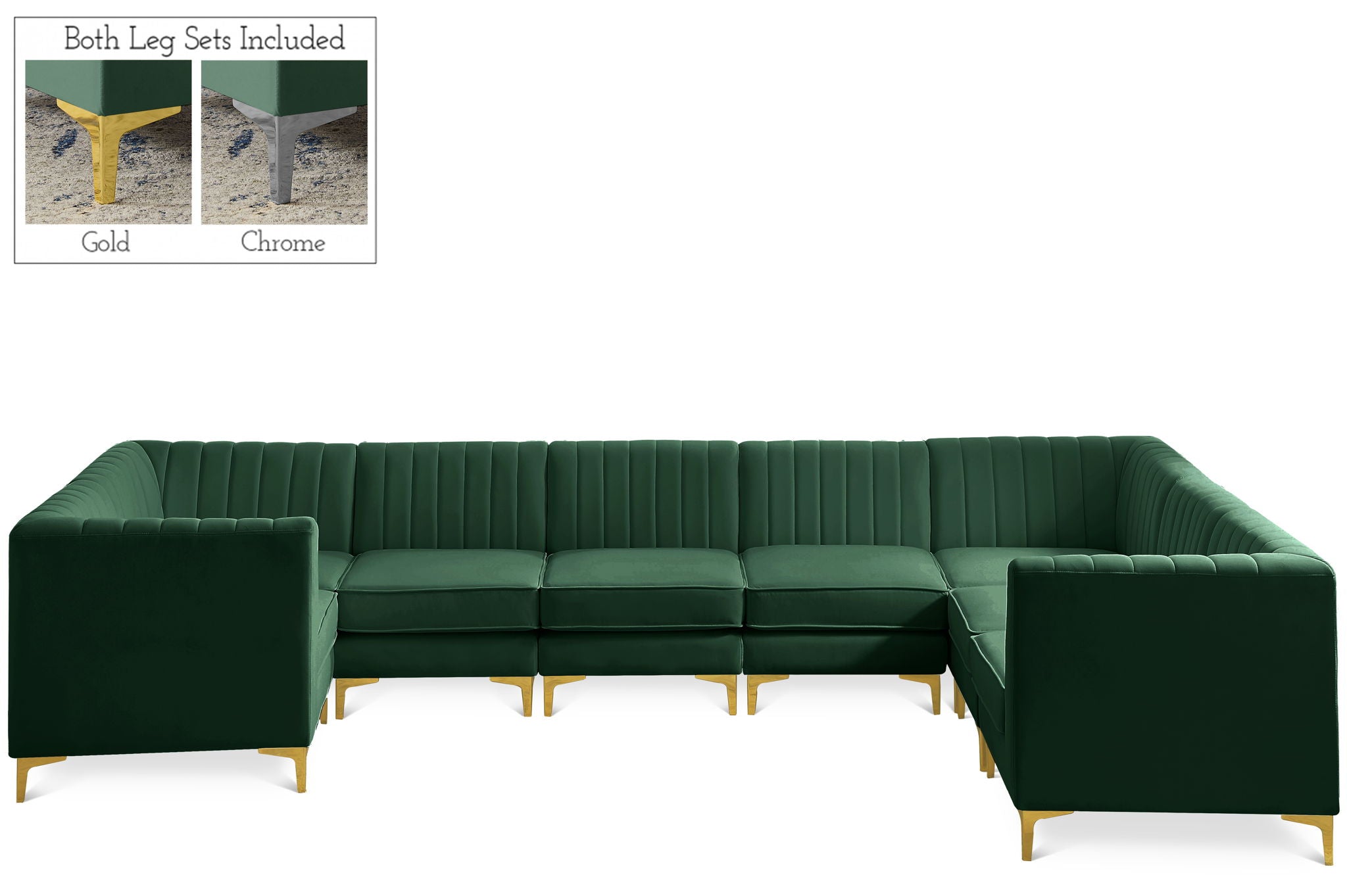 Alina - 8 Piece Modular U-Shaped Sectional - Urban Living Furniture (Los Angeles, CA)