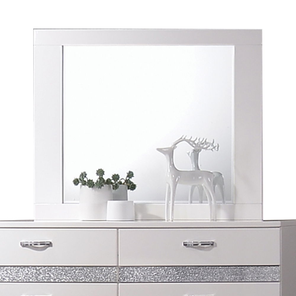 Naima II - Mirror - White High Gloss - Urban Living Furniture (Los Angeles, CA)