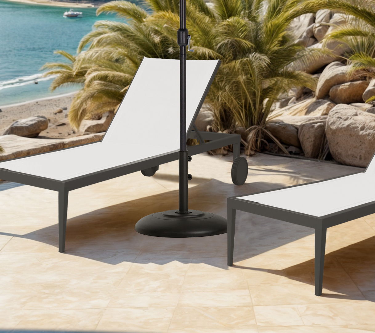 Cozumel - Steel Patio Umbrella Base - Urban Living Furniture (Los Angeles, CA)