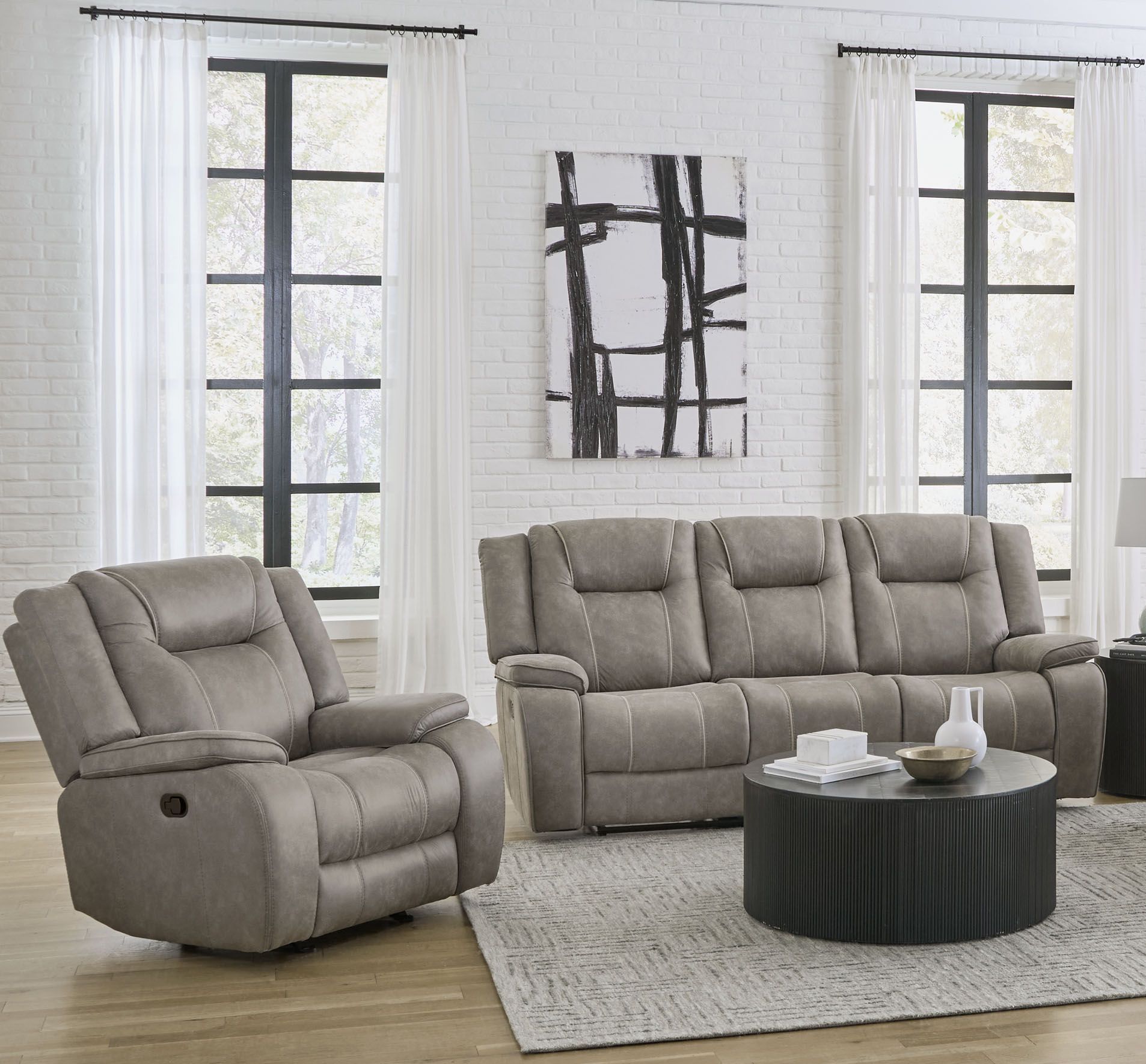 Blake - Manual Reclining Sofa Set - Urban Living Furniture (Los Angeles, CA)