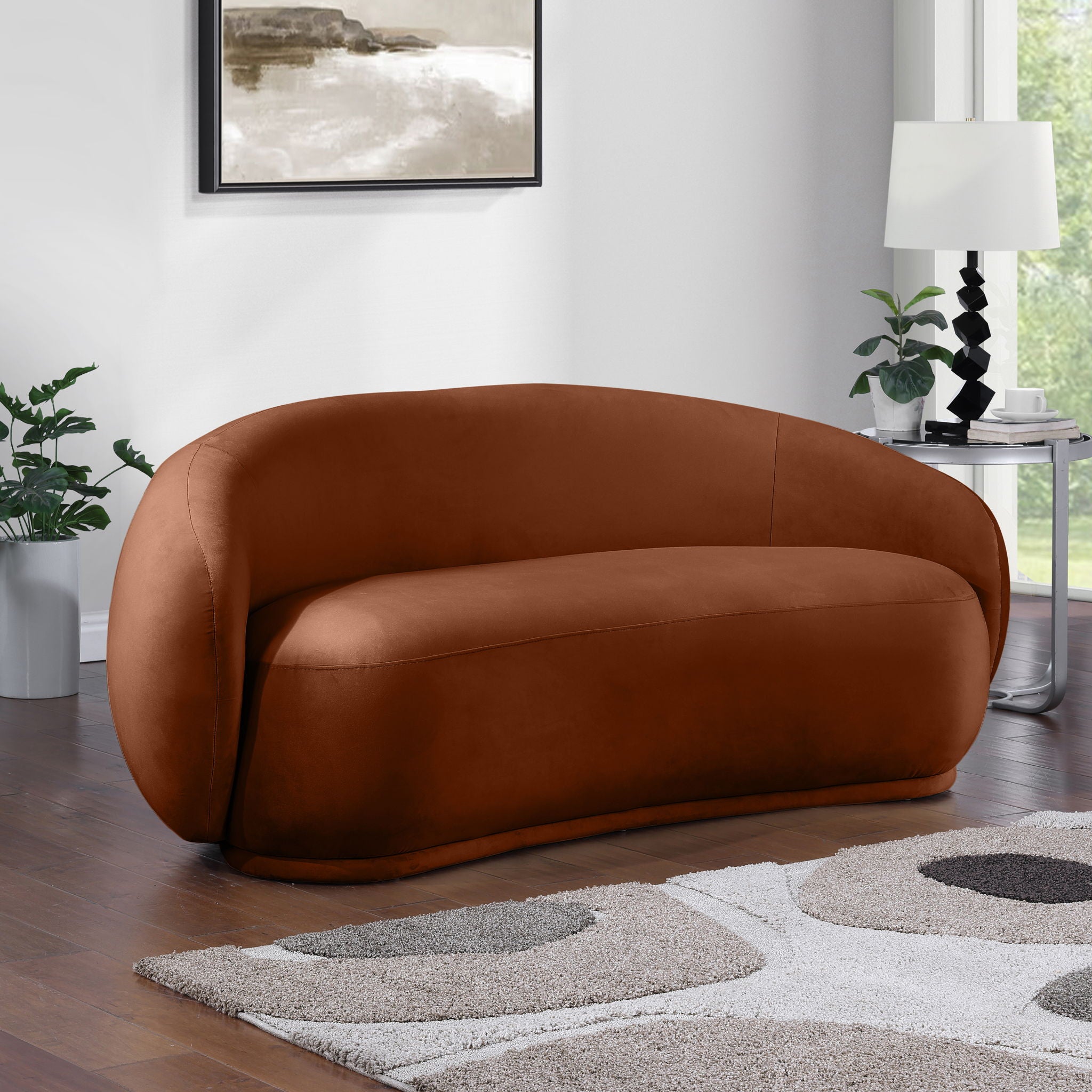 Emery - Loveseat - Cognac - Urban Living Furniture (Los Angeles, CA)