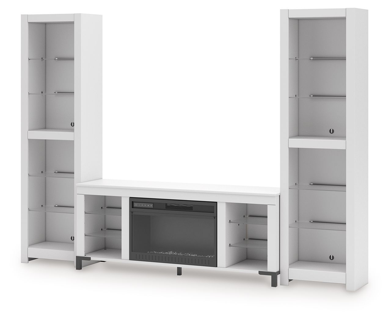 Brollevi - White - 3-Piece Entertainment Center - Urban Living Furniture (Los Angeles, CA)