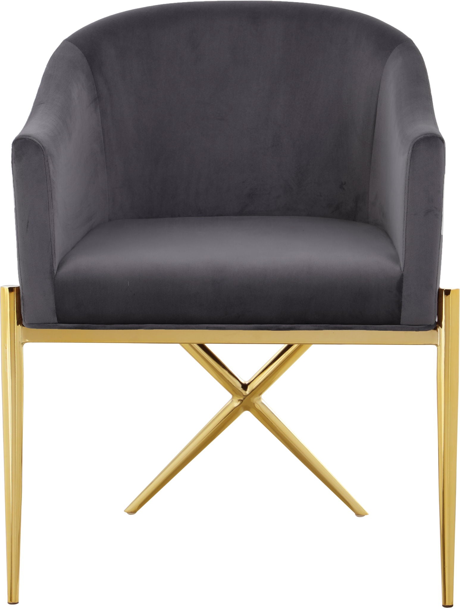 Xavier - Dining Chair with Gold Legs - Urban Living Furniture (Los Angeles, CA)