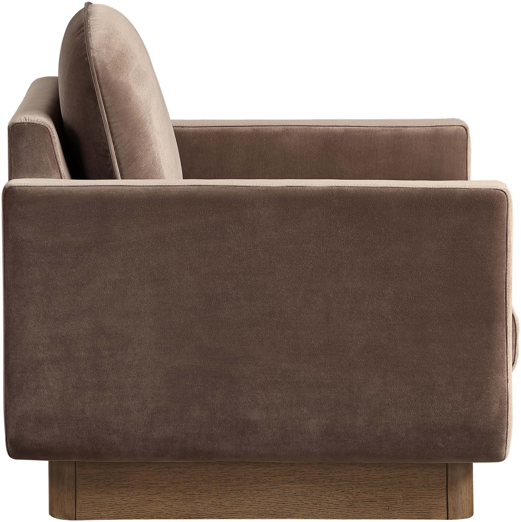 Diviento - Velvet Performance Fabric Upholstered Accent Chair - Urban Living Furniture (Los Angeles, CA)