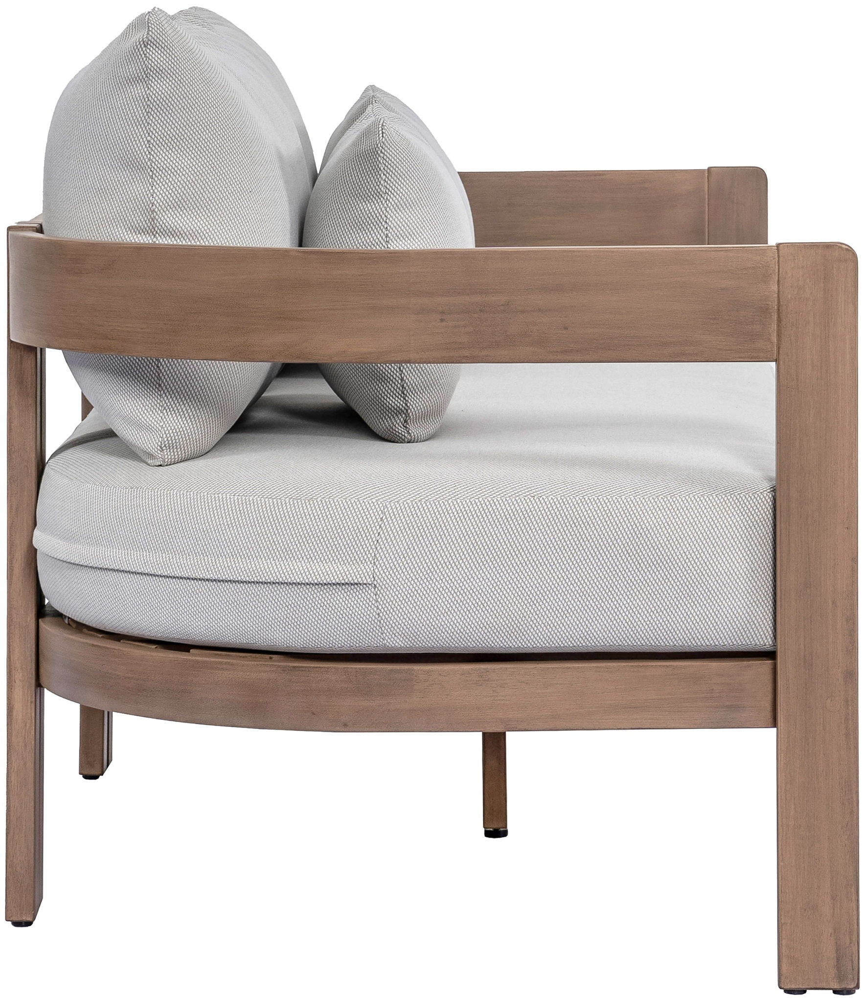 Newport - Water Resistant Fabric 65" Upholstered Outdoor Patio Loveseat - Urban Living Furniture (Los Angeles, CA)
