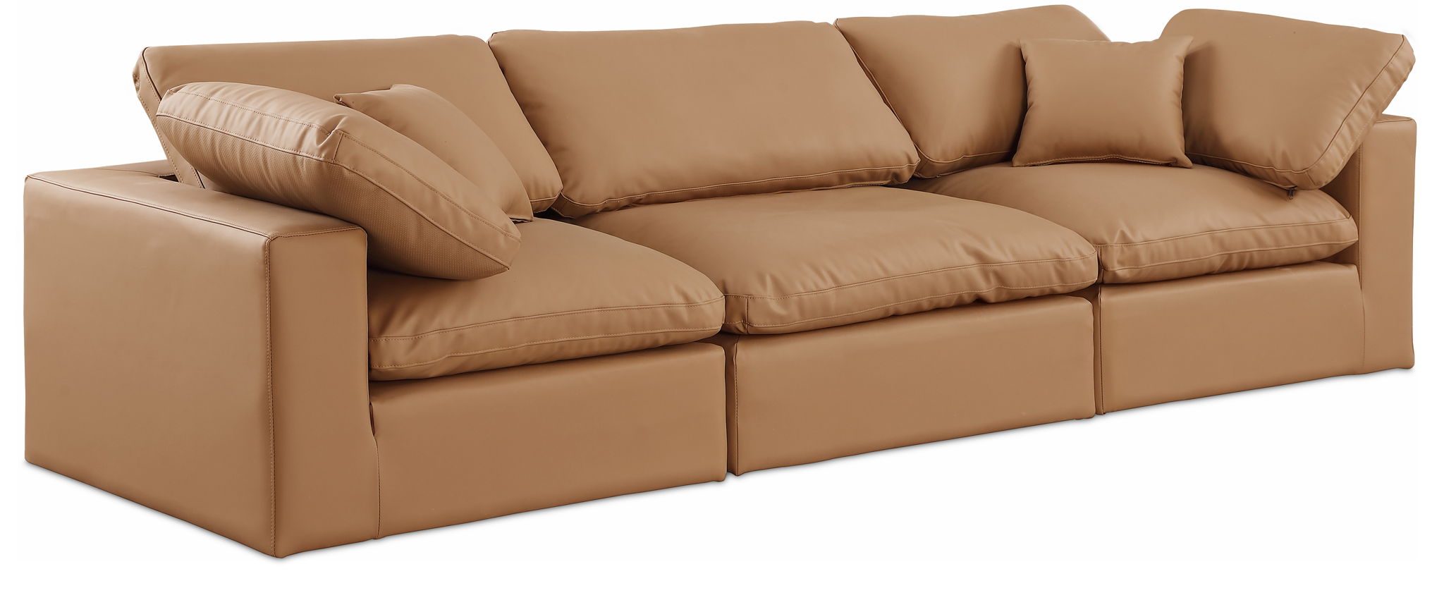 Comfy - Faux Leather Modular Sofa 3 Seats - Urban Living Furniture (Los Angeles, CA)