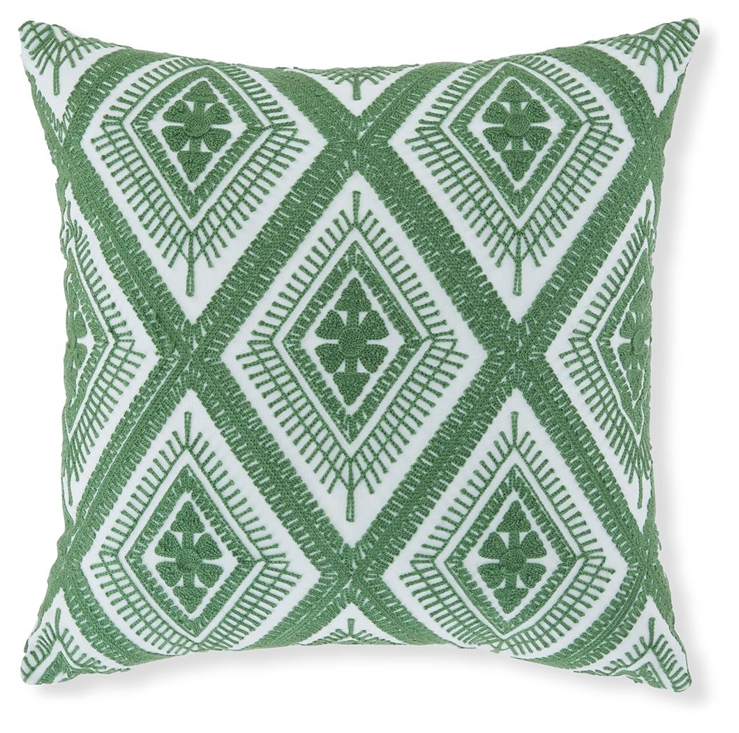 Bellvale - Green / White - Pillow (Set of 4) - Urban Living Furniture (Los Angeles, CA)