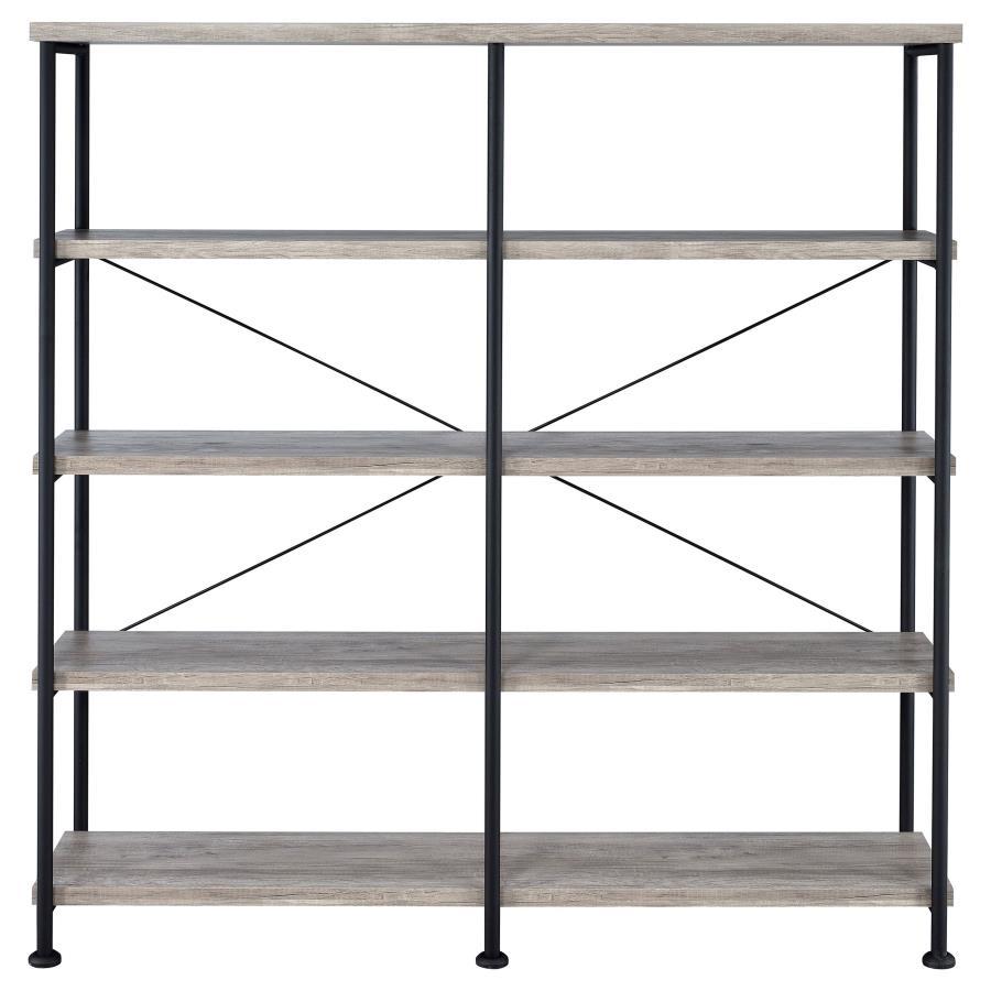 Analiese - 4-Shelf Double Bookshelf - Urban Living Furniture (Los Angeles, CA)