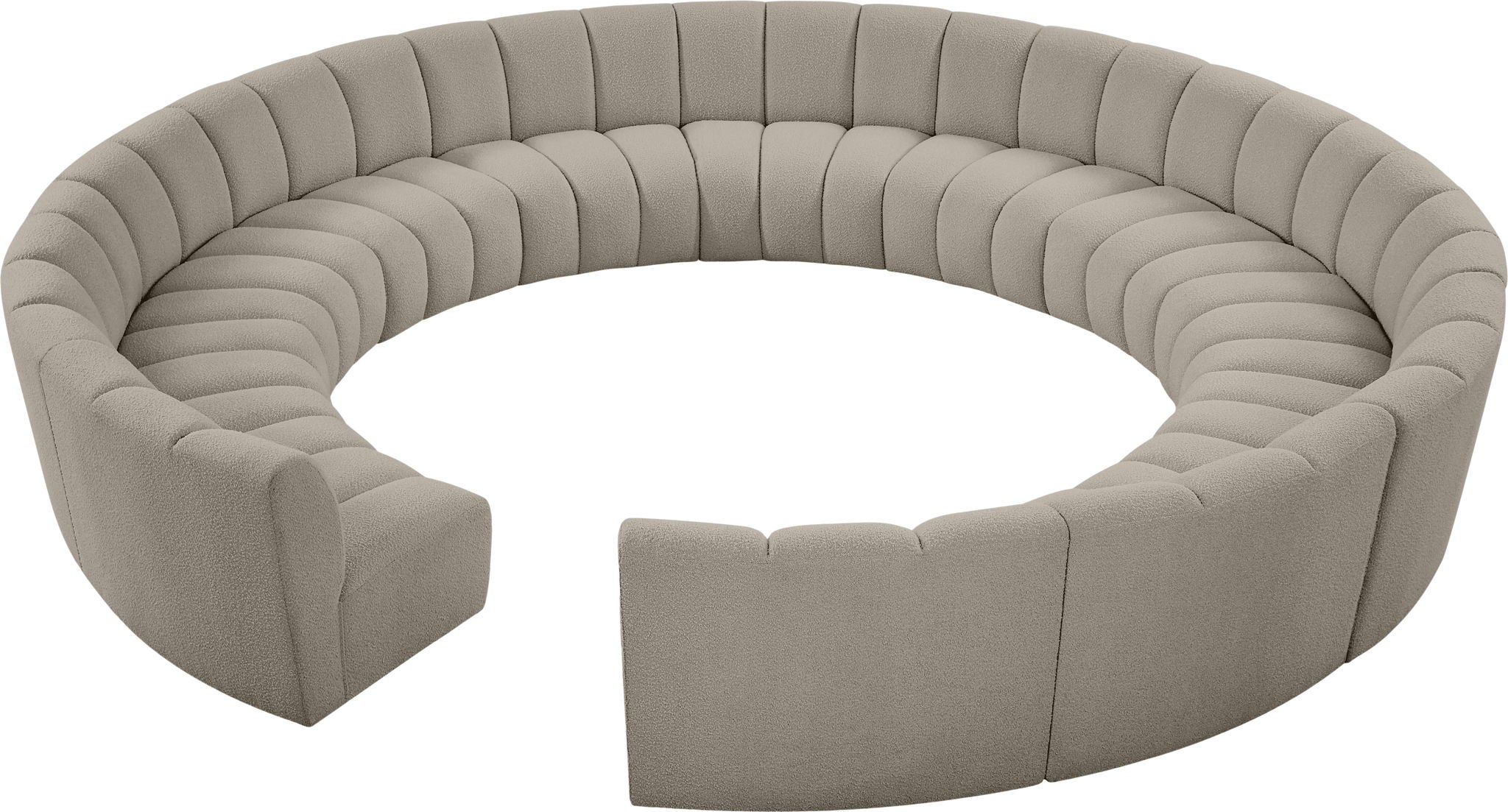 Infinity - 12 Piece Boucle Modular Sectional - Urban Living Furniture (Los Angeles, CA)