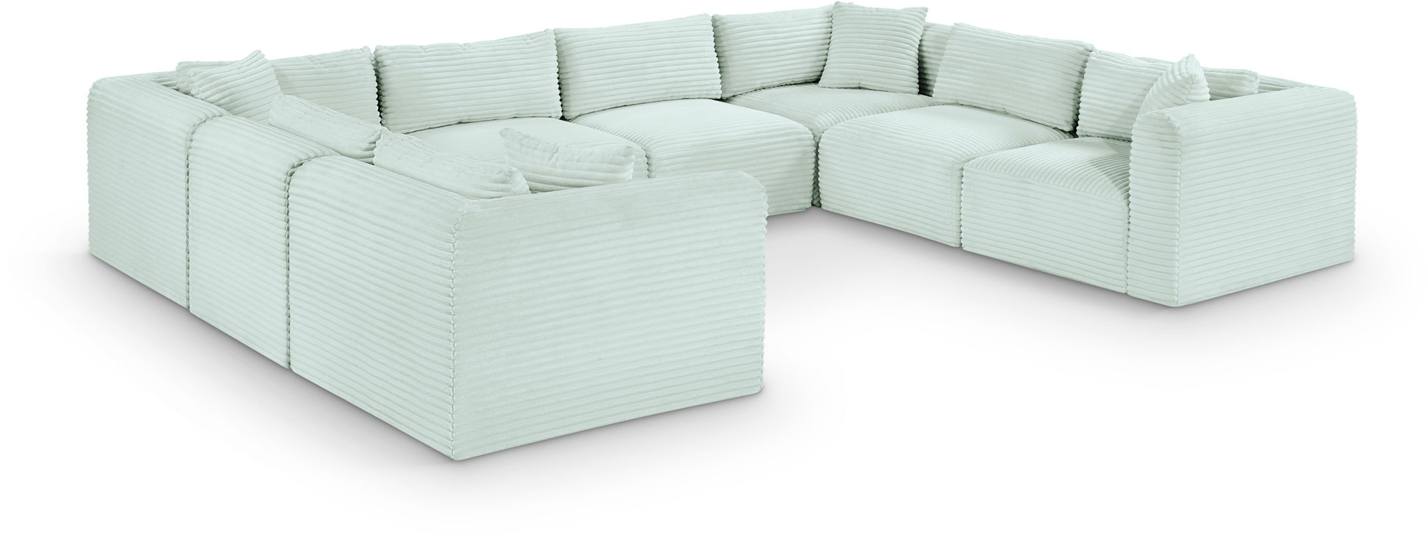 Shaggy - 8 Piece Modular U-Shaped Sectional - Urban Living Furniture (Los Angeles, CA)