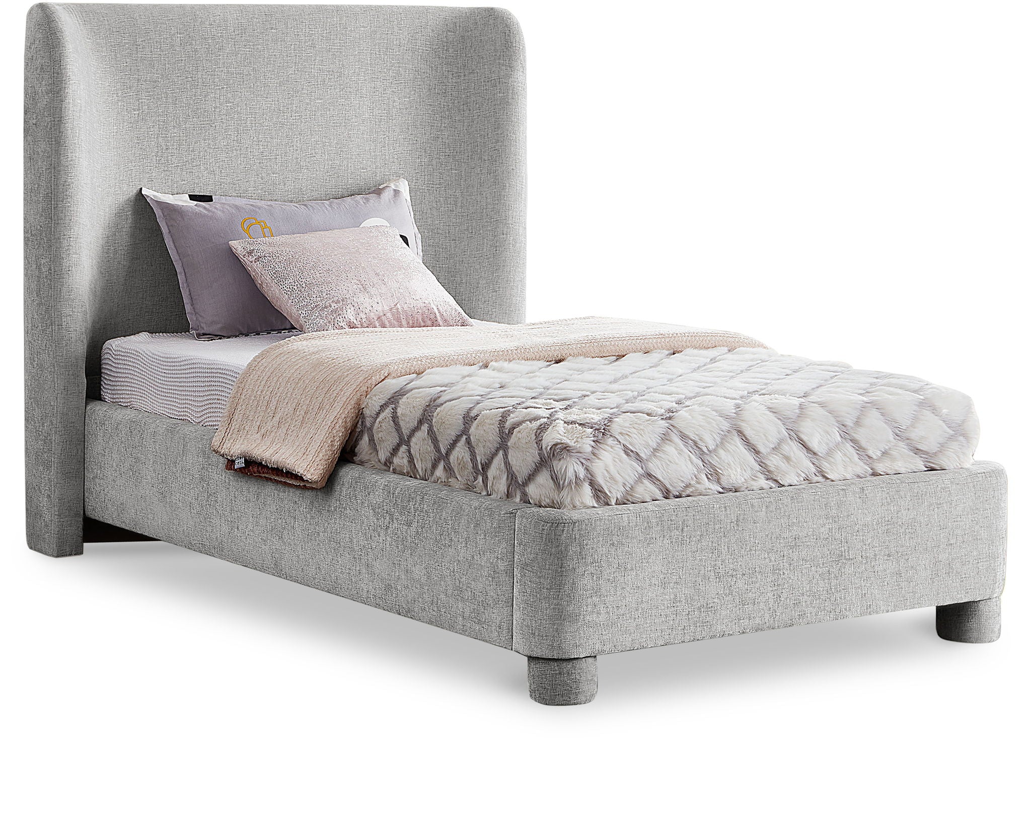 Penny - Chenille Fabric Bed - Urban Living Furniture (Los Angeles, CA)