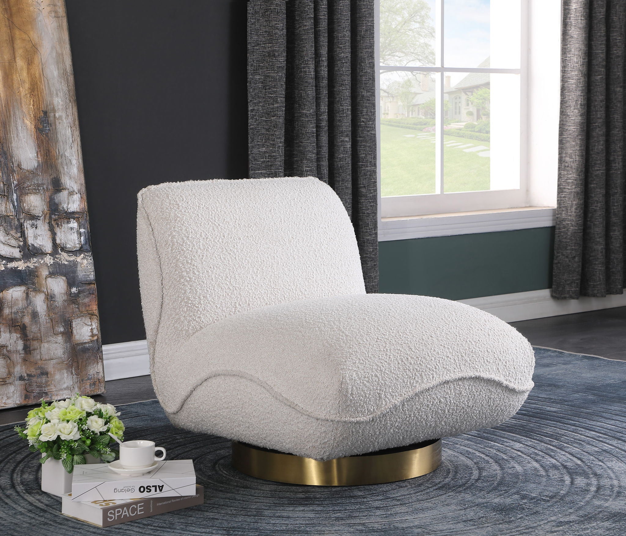 Geneva - Swivel Accent Chair - Urban Living Furniture (Los Angeles, CA)
