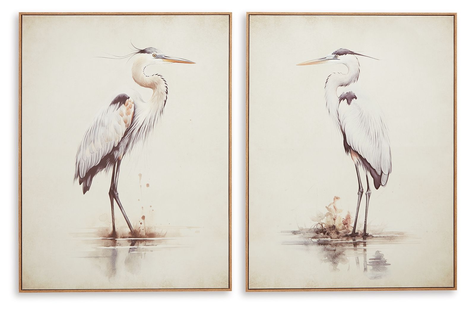 Aubinell - Beige - Wall Art Set (Set of 2) - Urban Living Furniture (Los Angeles, CA)