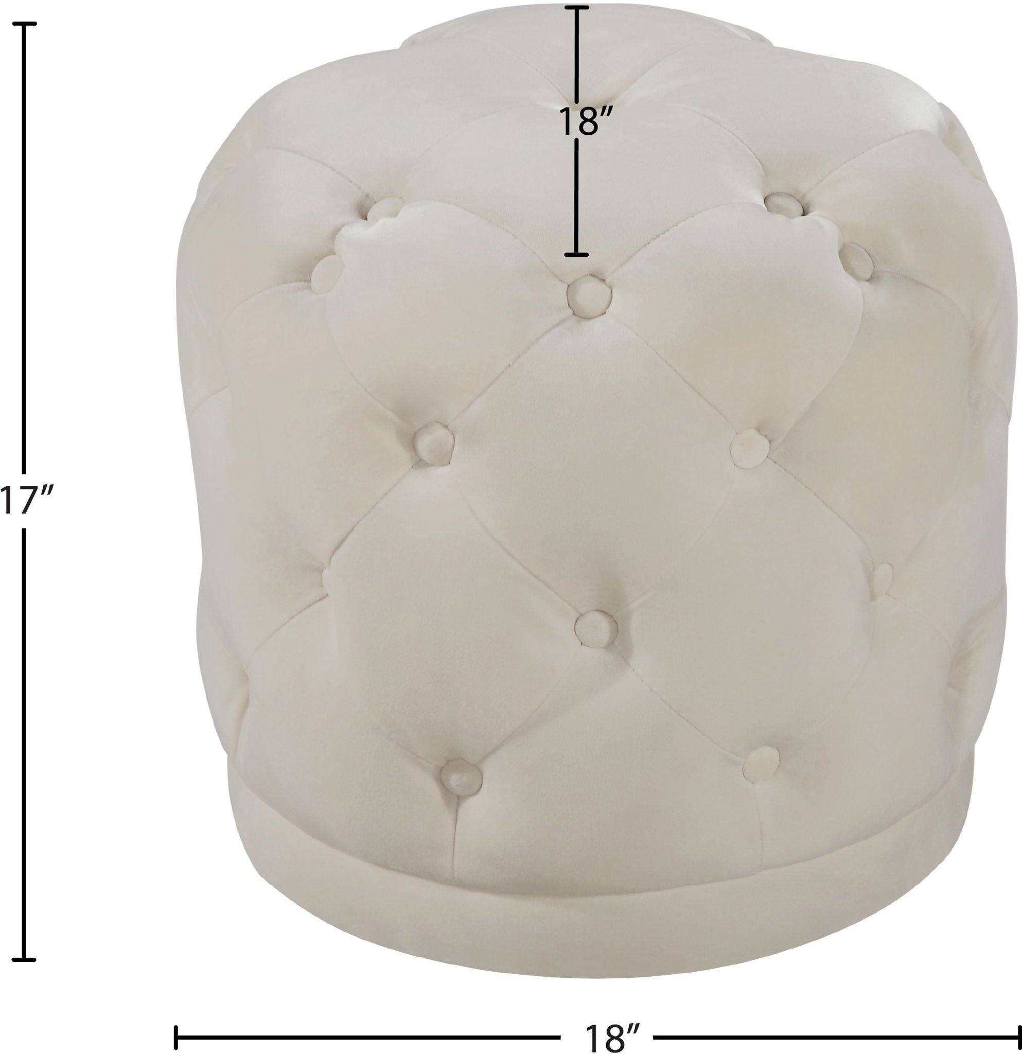 Harper - Stool Ottoman - Urban Living Furniture (Los Angeles, CA)