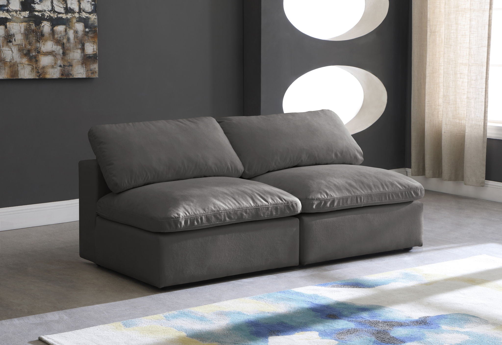 Cozy - Modular Armless 2 Seat Sofa - Urban Living Furniture (Los Angeles, CA)