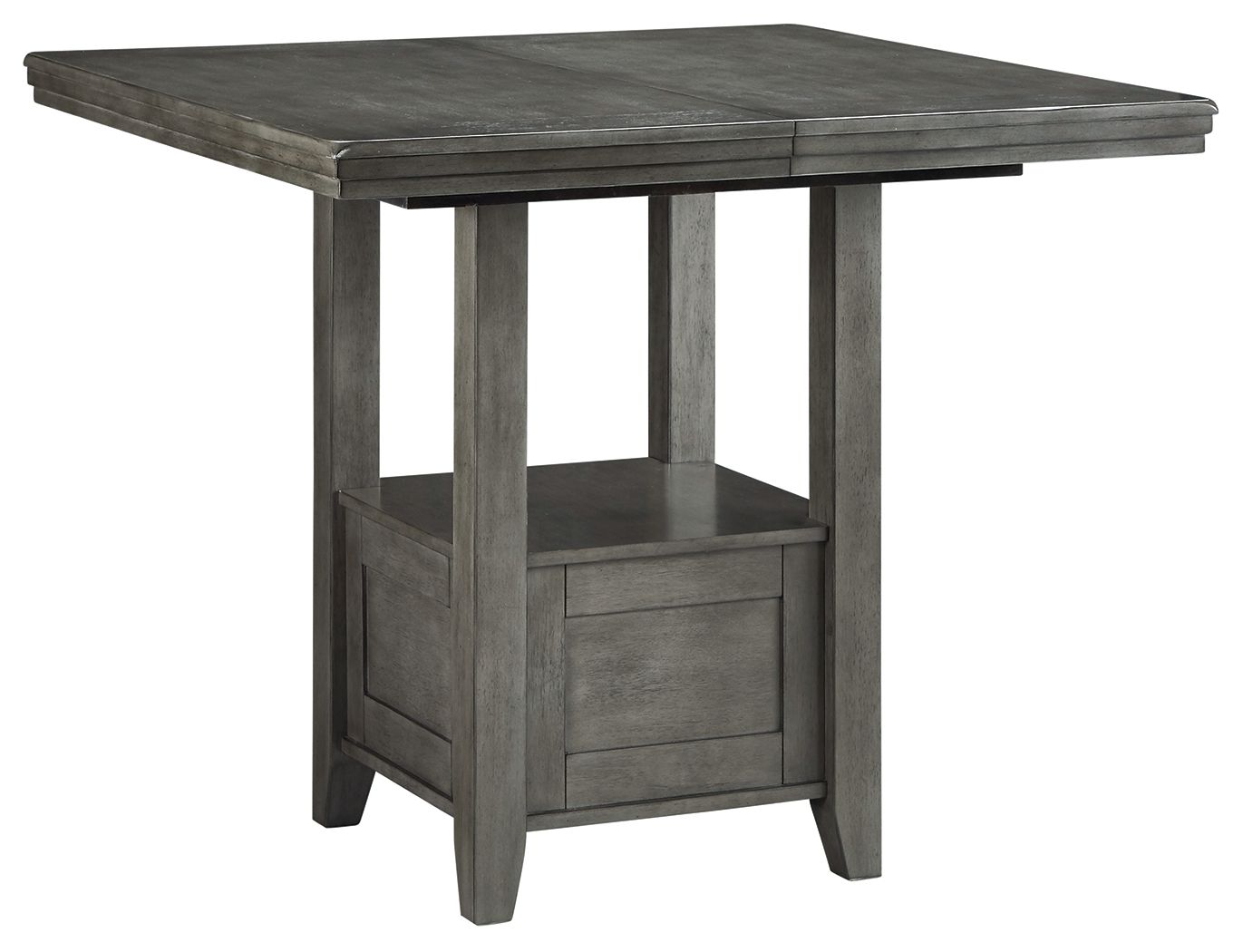 Hallanden - Gray - Rectangular Dining Room Counter Extension Table - Urban Living Furniture (Los Angeles, CA)