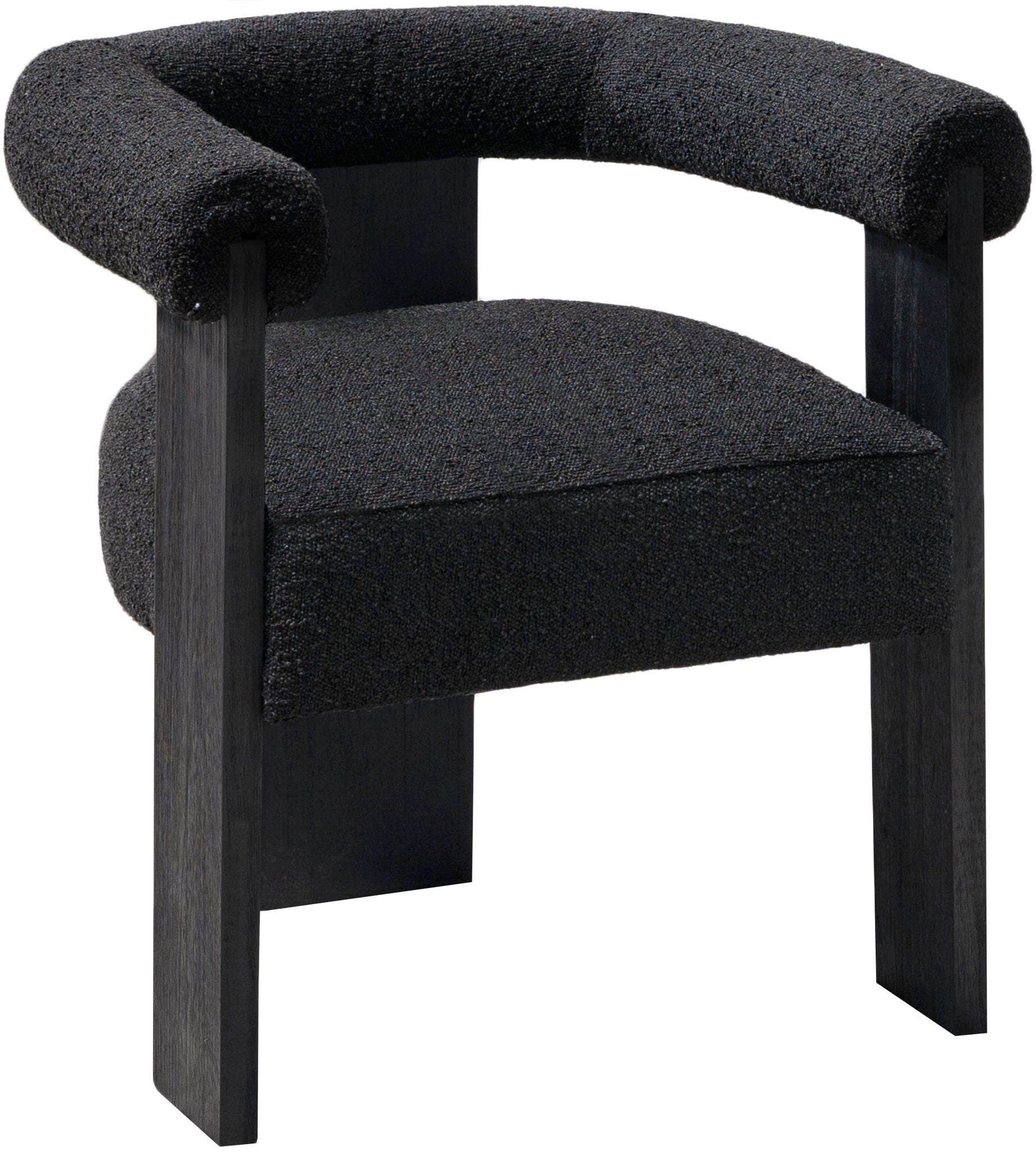 Barrel - Dining Chair - Black Legs - Urban Living Furniture (Los Angeles, CA)