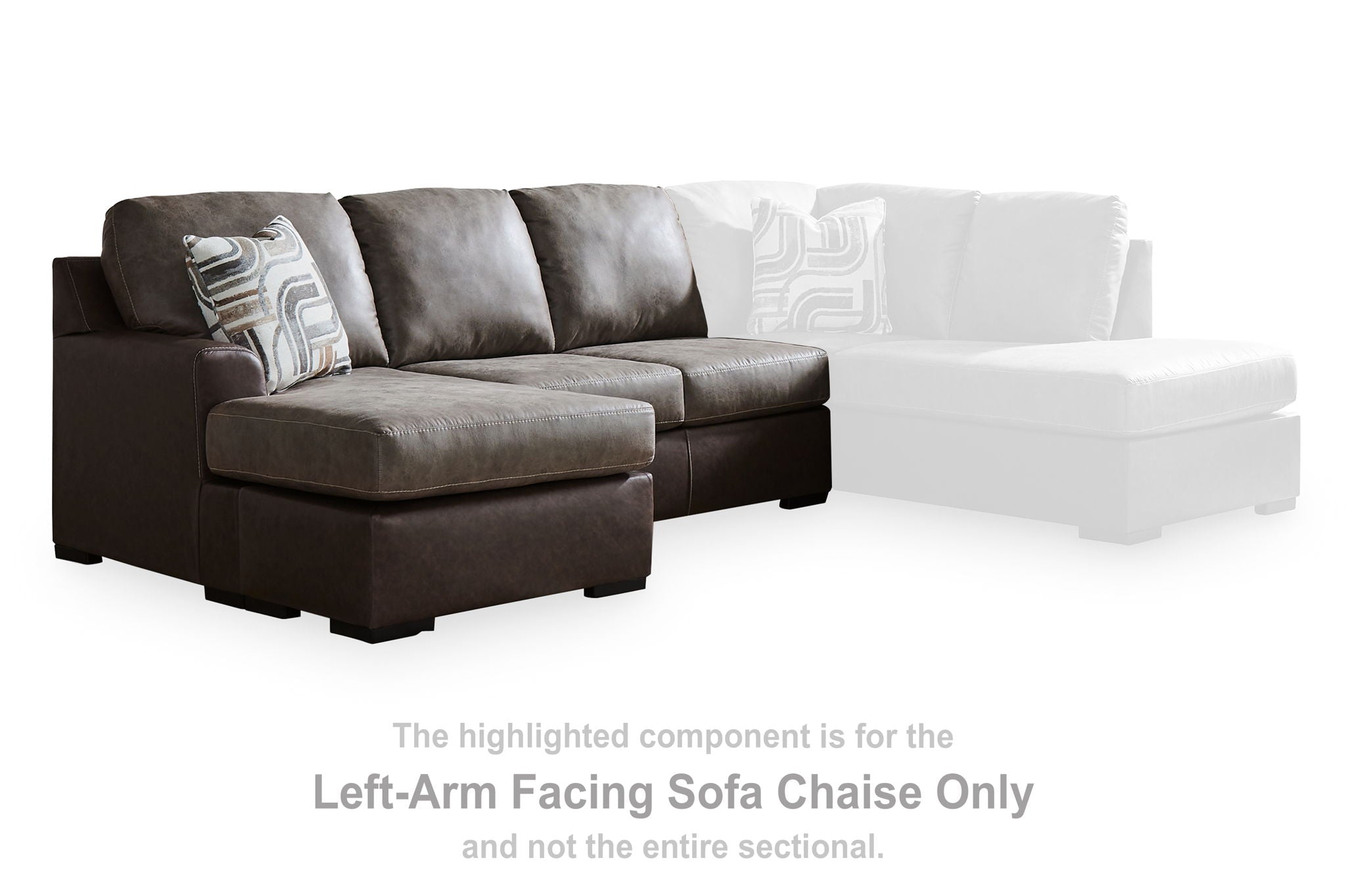 Castille Way - LAF Sofa Chaise - Fossil