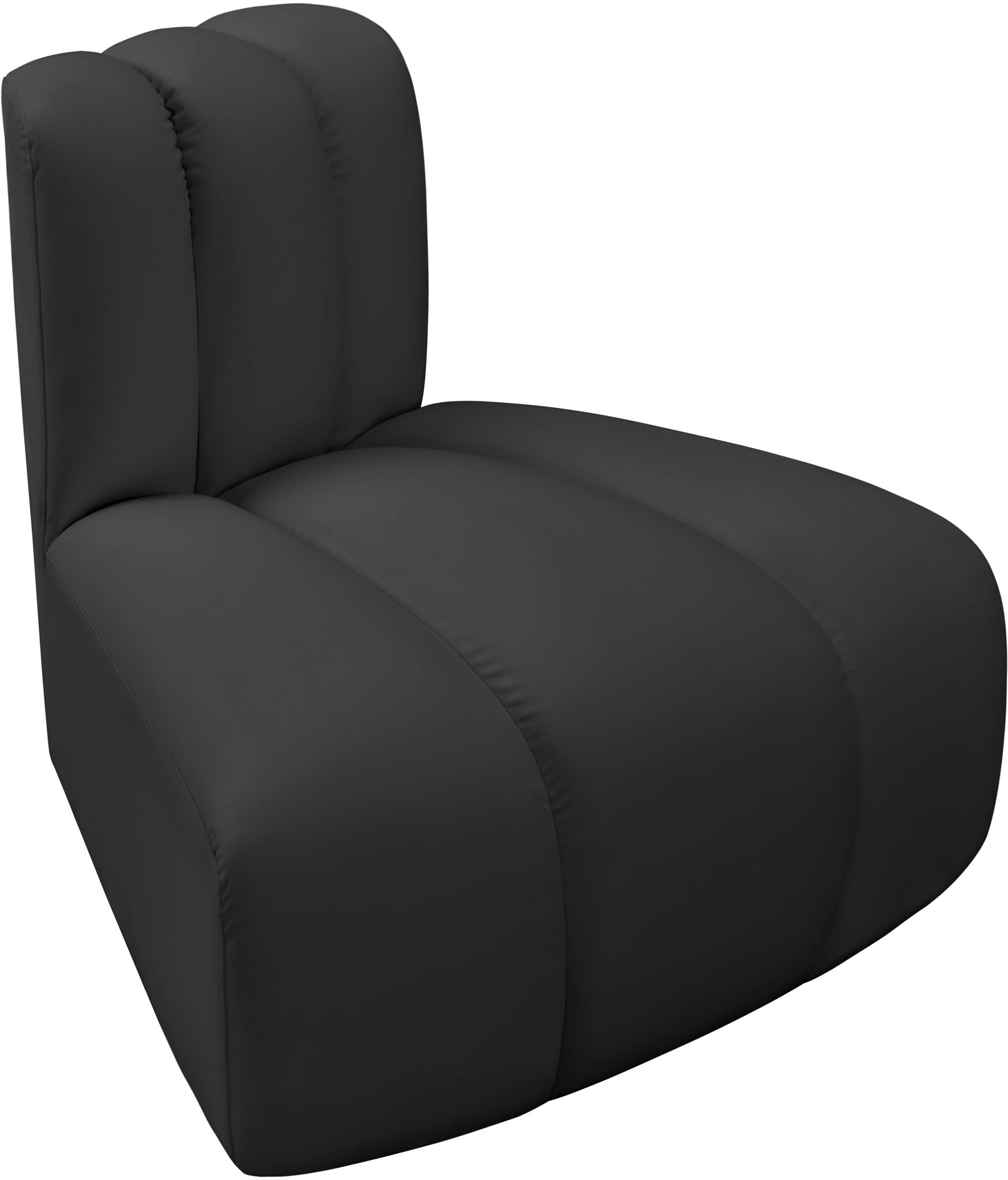 Arc - Faux Leather Reverse Corner Chair - Urban Living Furniture (Los Angeles, CA)