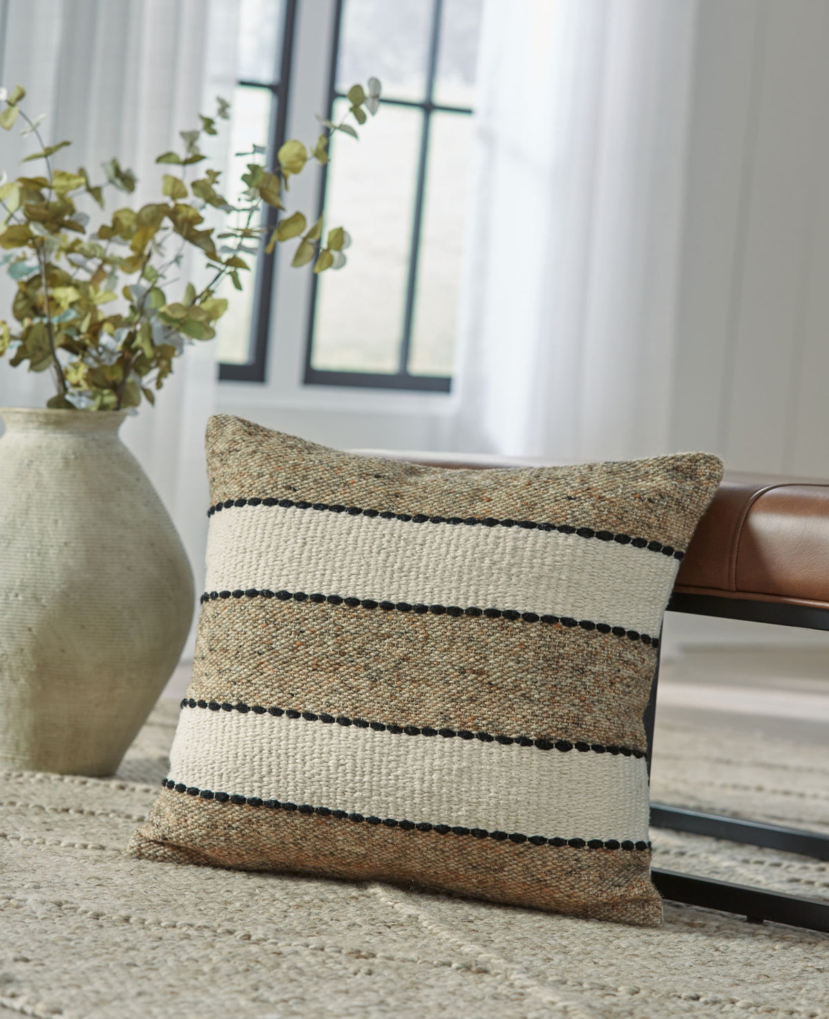 Rueford - Pillow (Set of 4) - Brown / Black / Natural - Urban Living Furniture (Los Angeles, CA)