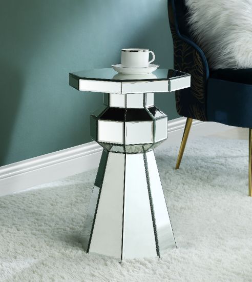 Dominic - Pedestal Stand - Mirrored - Urban Living Furniture (Los Angeles, CA)