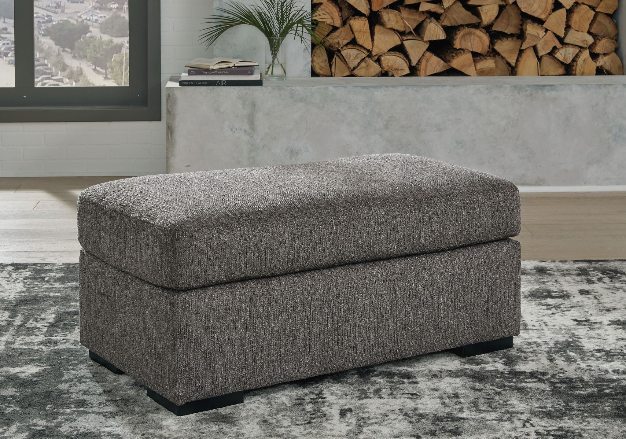 Gardiner - Pewter - Ottoman - Urban Living Furniture (Los Angeles, CA)