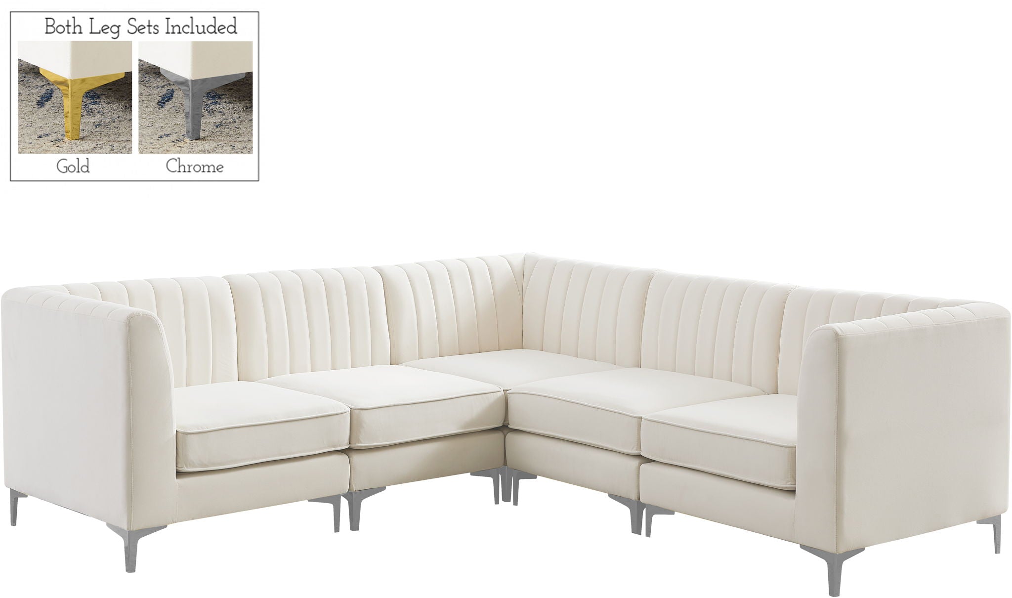 Alina - 5 Piece Modular Corner Sectional - Urban Living Furniture (Los Angeles, CA)