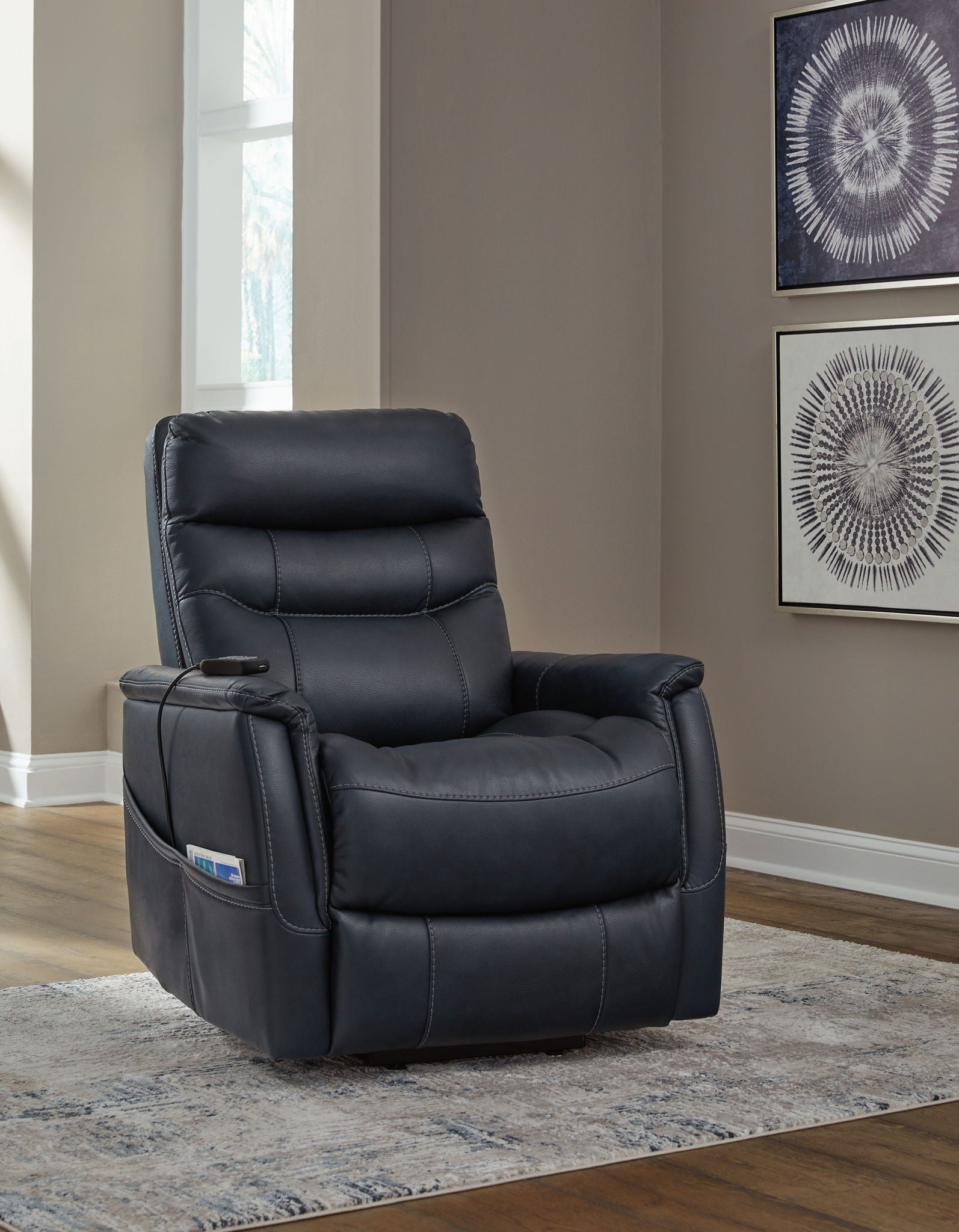 Strawbill - Power Lift Recliner - Urban Living Furniture (Los Angeles, CA)