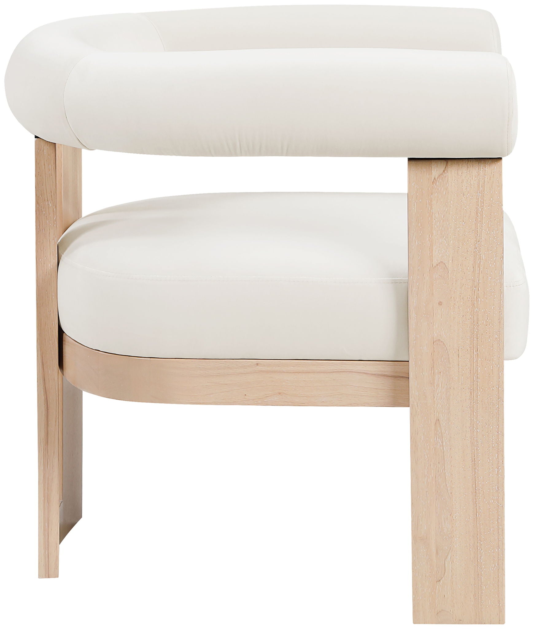 Arienzo - Performance Fabric Upholstered Accent Chair - Natural Base - Urban Living Furniture (Los Angeles, CA)