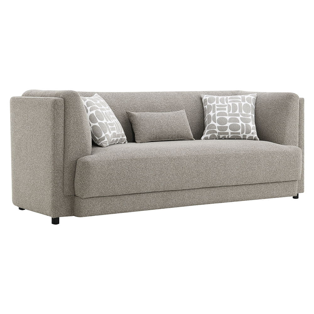 Glenda - Sofa With 3 Pillows - Gray Chenille - Urban Living Furniture (Los Angeles, CA)