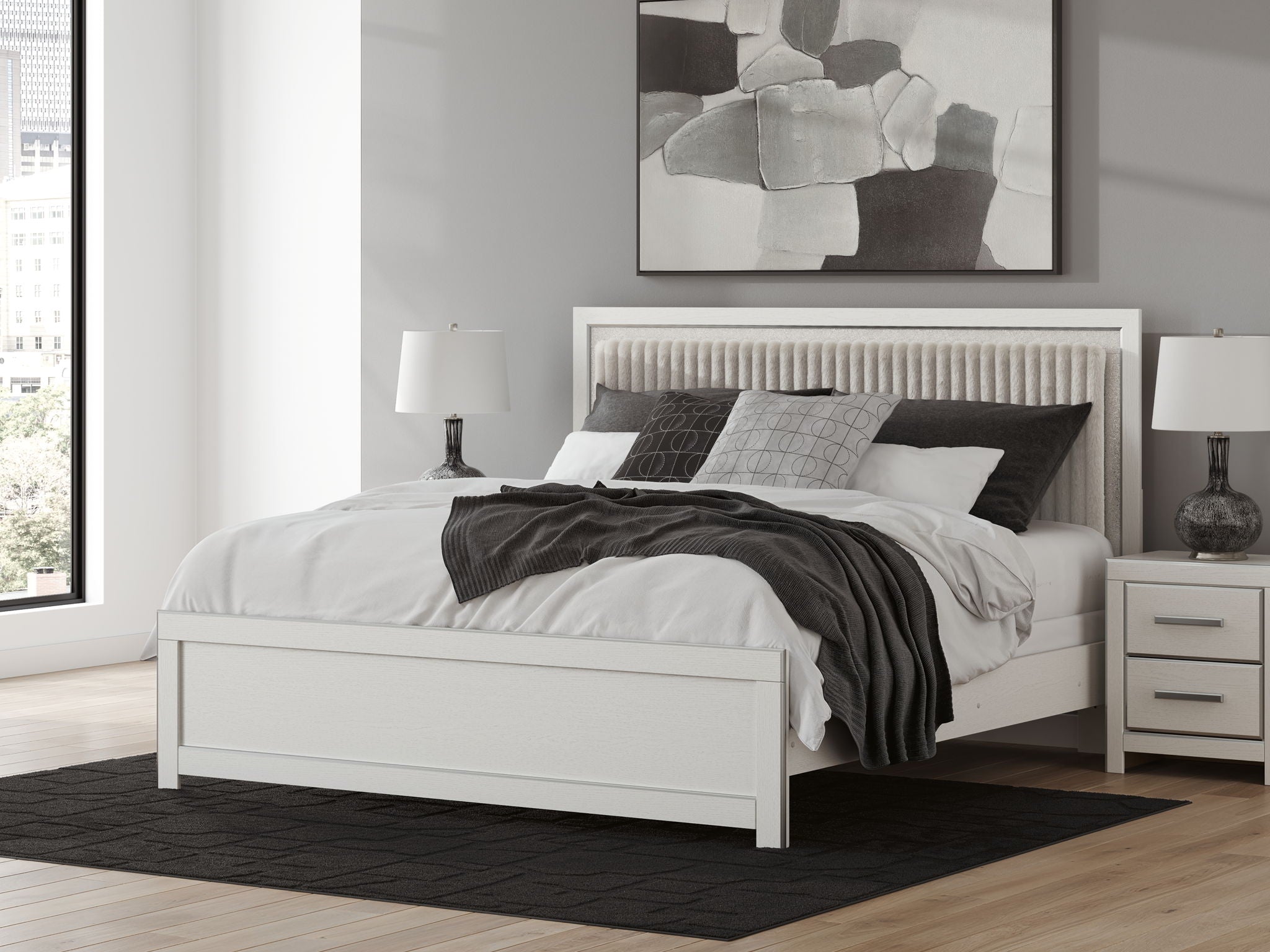 Zuraleus - Upholstered Panel Bed - Urban Living Furniture (Los Angeles, CA)