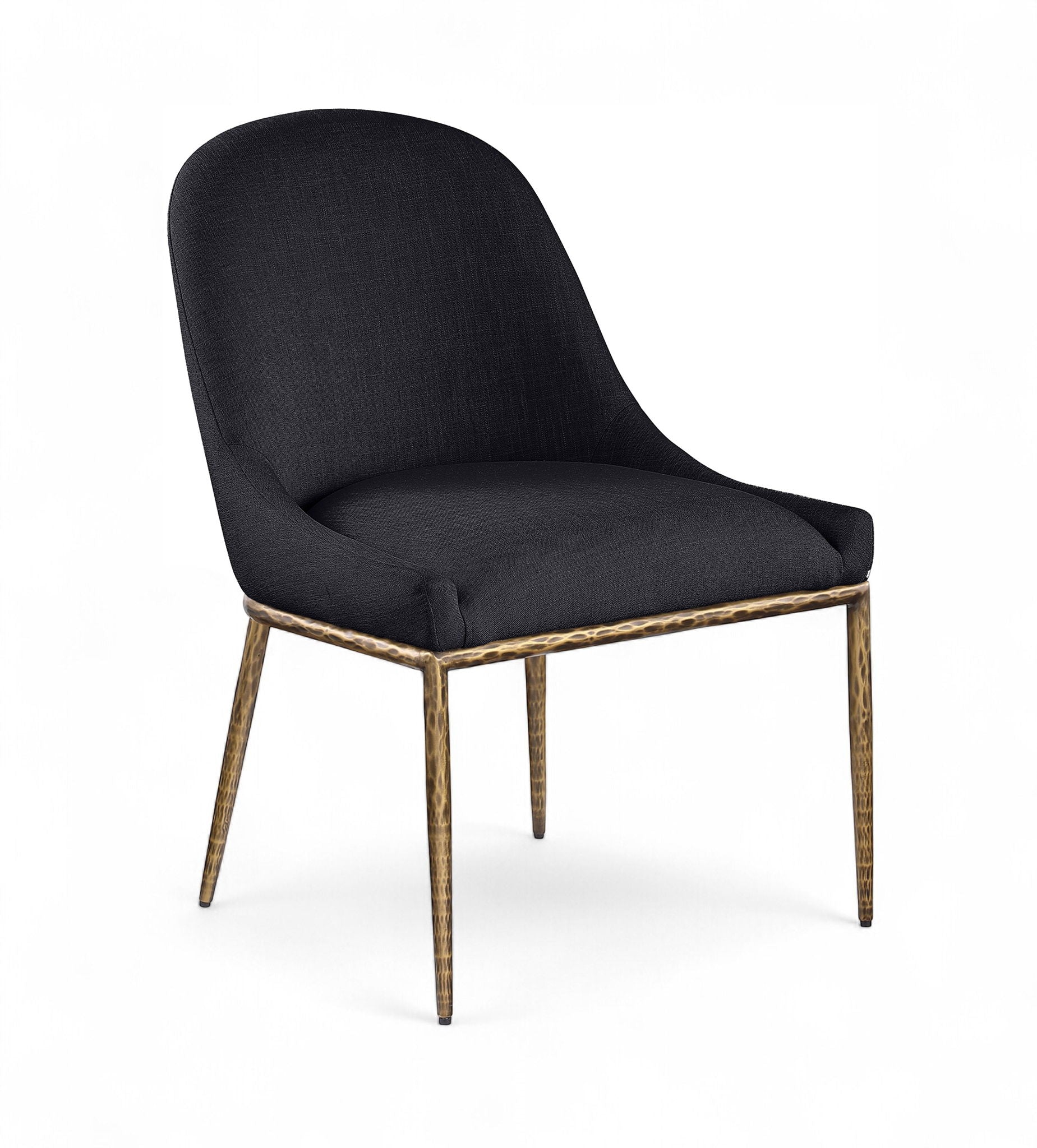Ferro - Upholstered Dining Side Chair With Brushed Gold Legs - Urban Living Furniture (Los Angeles, CA)