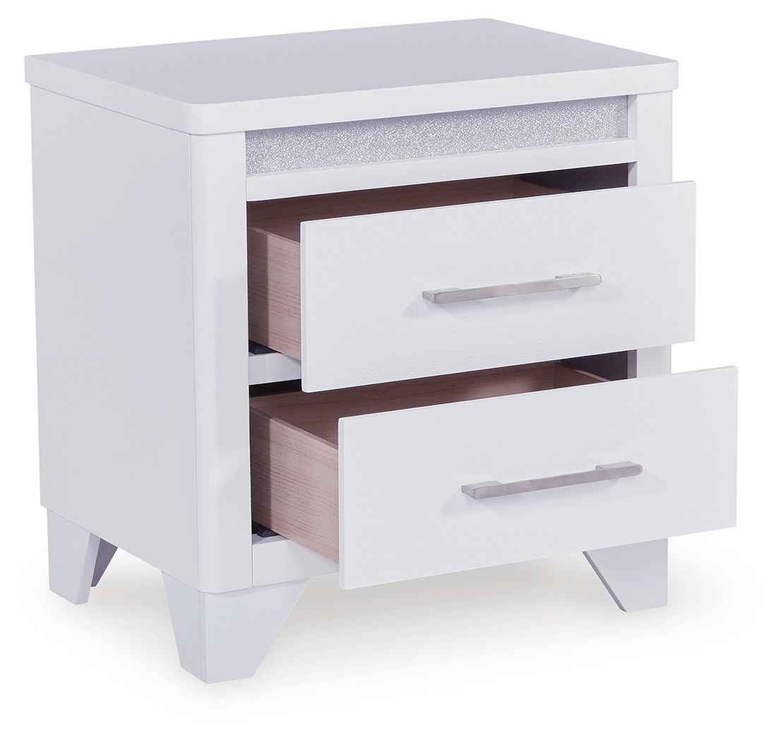 Jarlee - White - Two Drawer Night Stand - Urban Living Furniture (Los Angeles, CA)